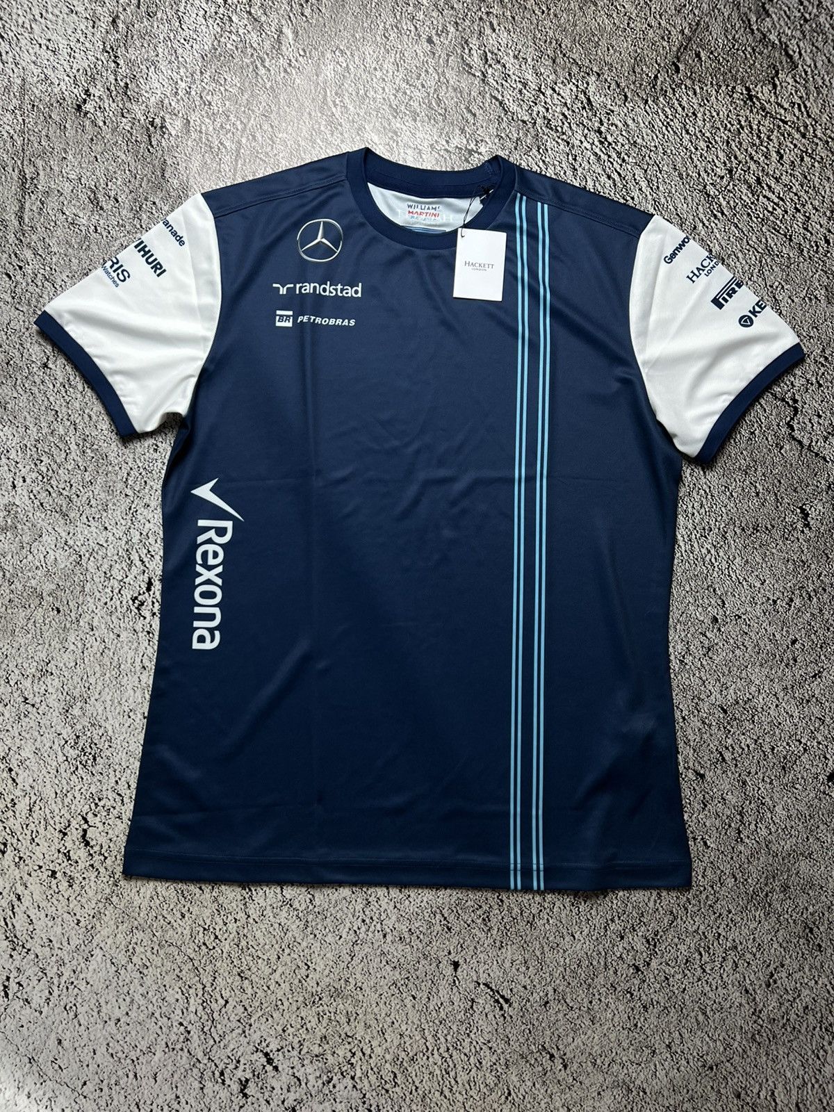 Hackett NWT‼️F1 Formula uno racing Hackett 2015 Williams t shirt Size US L / EU 52-54 / 3 - 1 Thumbnail