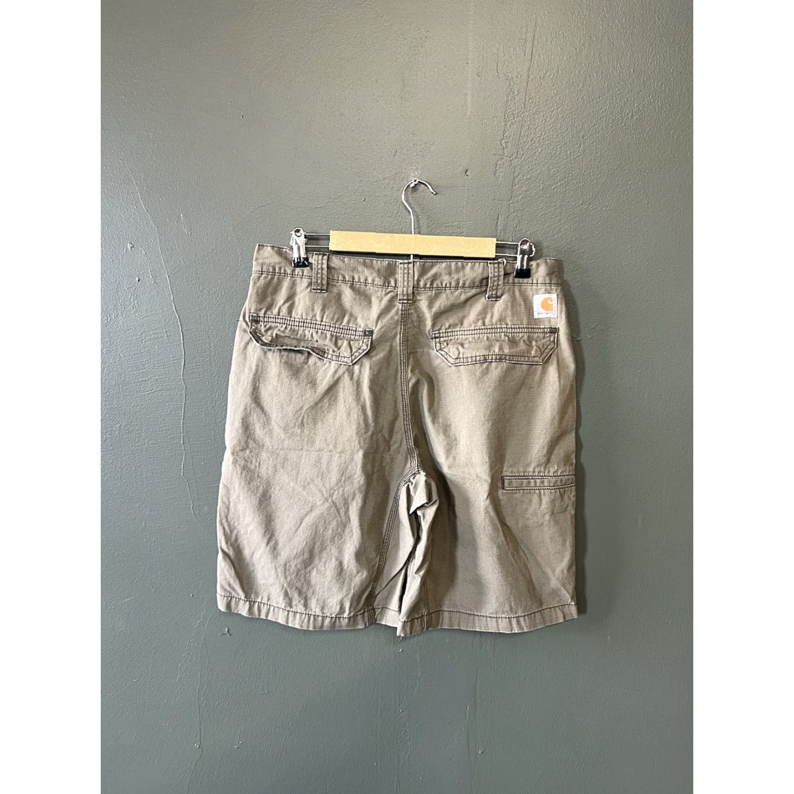 Carhartt Carhartt Mens Green Relaxed Fit Chino Shorts Size 34 Size US 34 / EU 50 - 2 Thumbnail