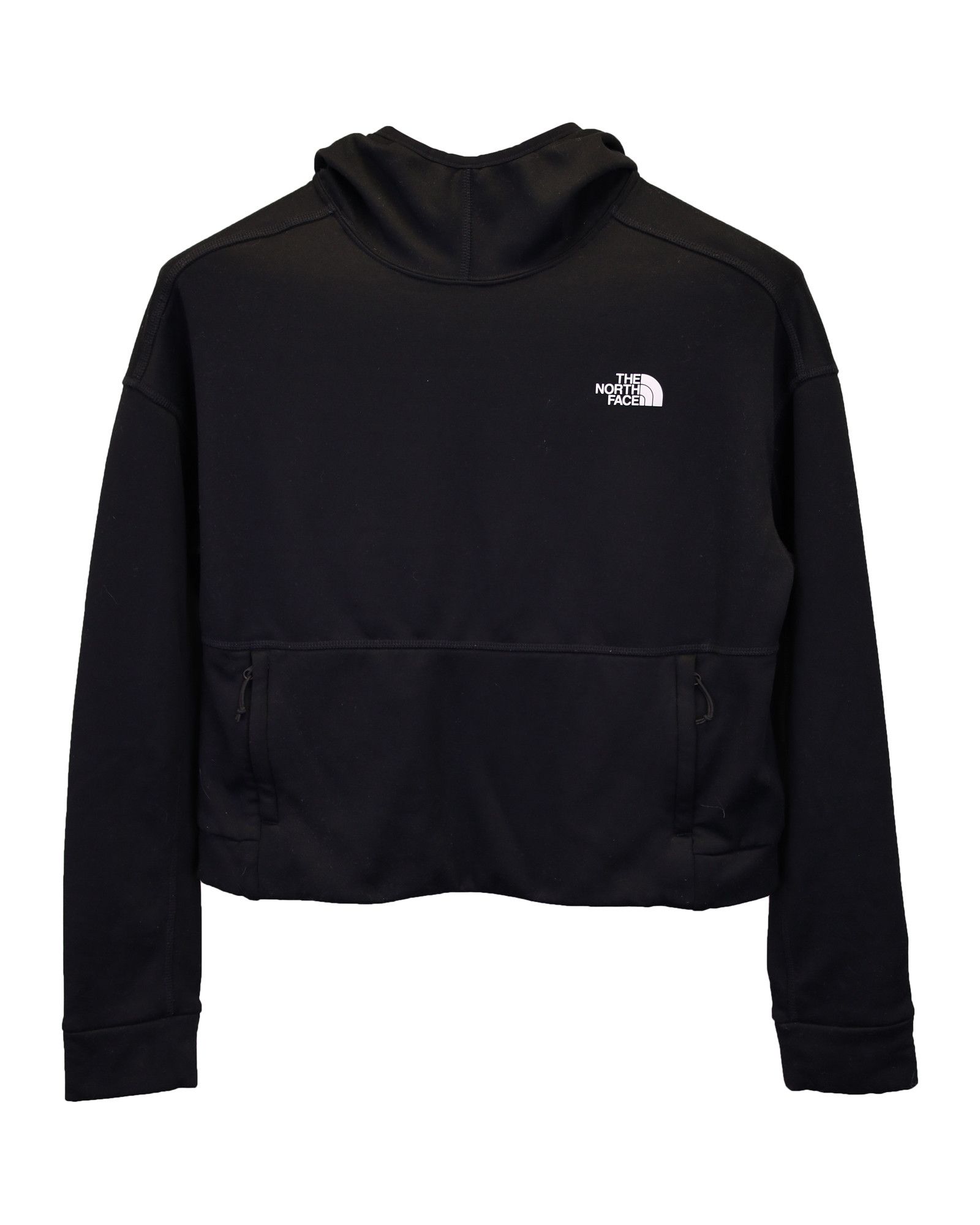The North Face The North Face Cropped Hoodie in Black Polyester Size S / US 4 / IT 40 - 1 Thumbnail