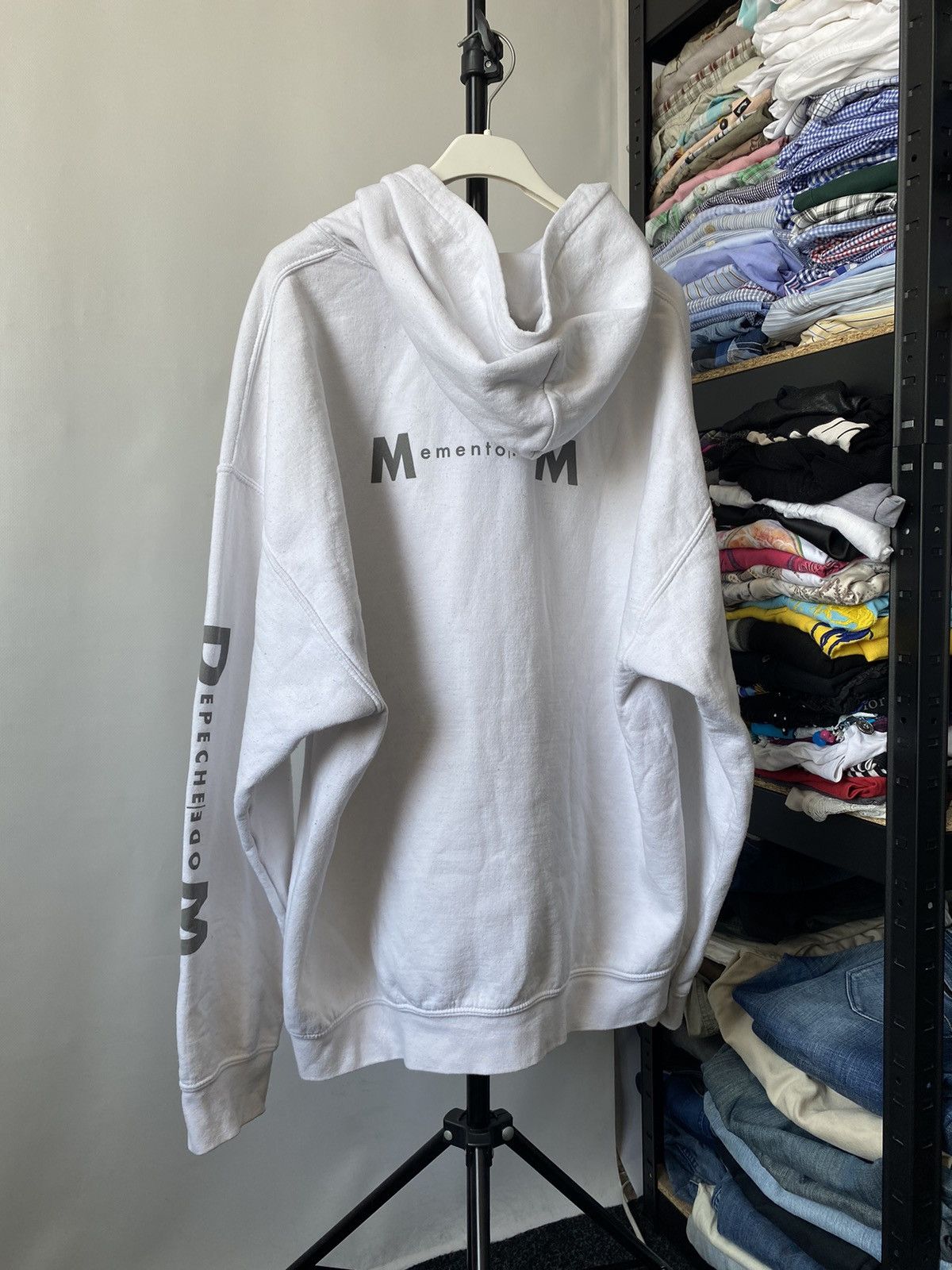 Band Tees 00s Depeche Mode Memento Mori White Hoodie Angel Size US XL / EU 56 / 4 - 2 Thumbnail