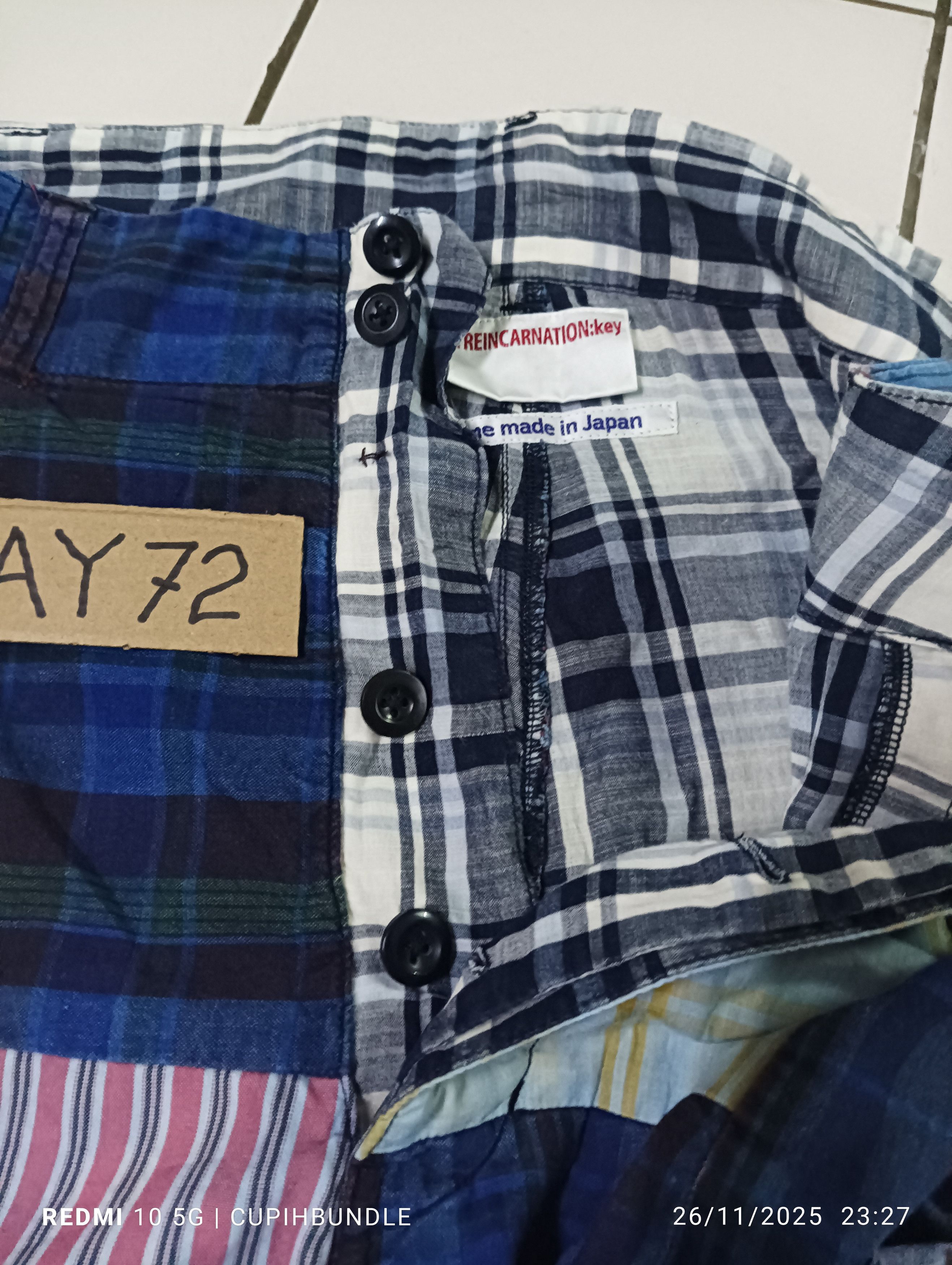 Japanese Brand A REINCARNATION:key PATCHWORK PANTS Size US 33 - 10 Thumbnail