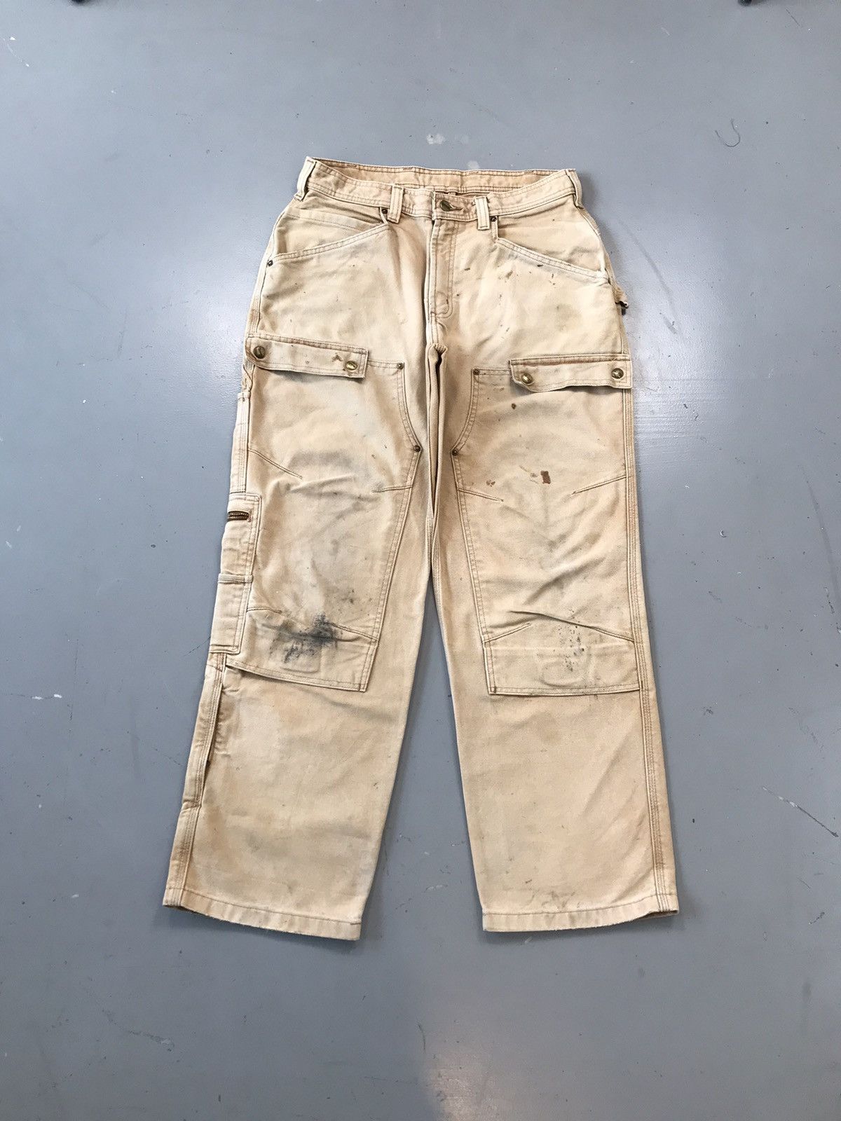 Vintage Carhartt stylish double knee carpenter denim