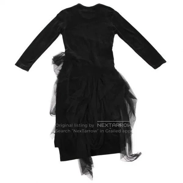Comme des Garcons Comme Des Garcons Black vintage velvet sheer lace dress Size M / US 6-8 / IT 42-44 - 3 Thumbnail