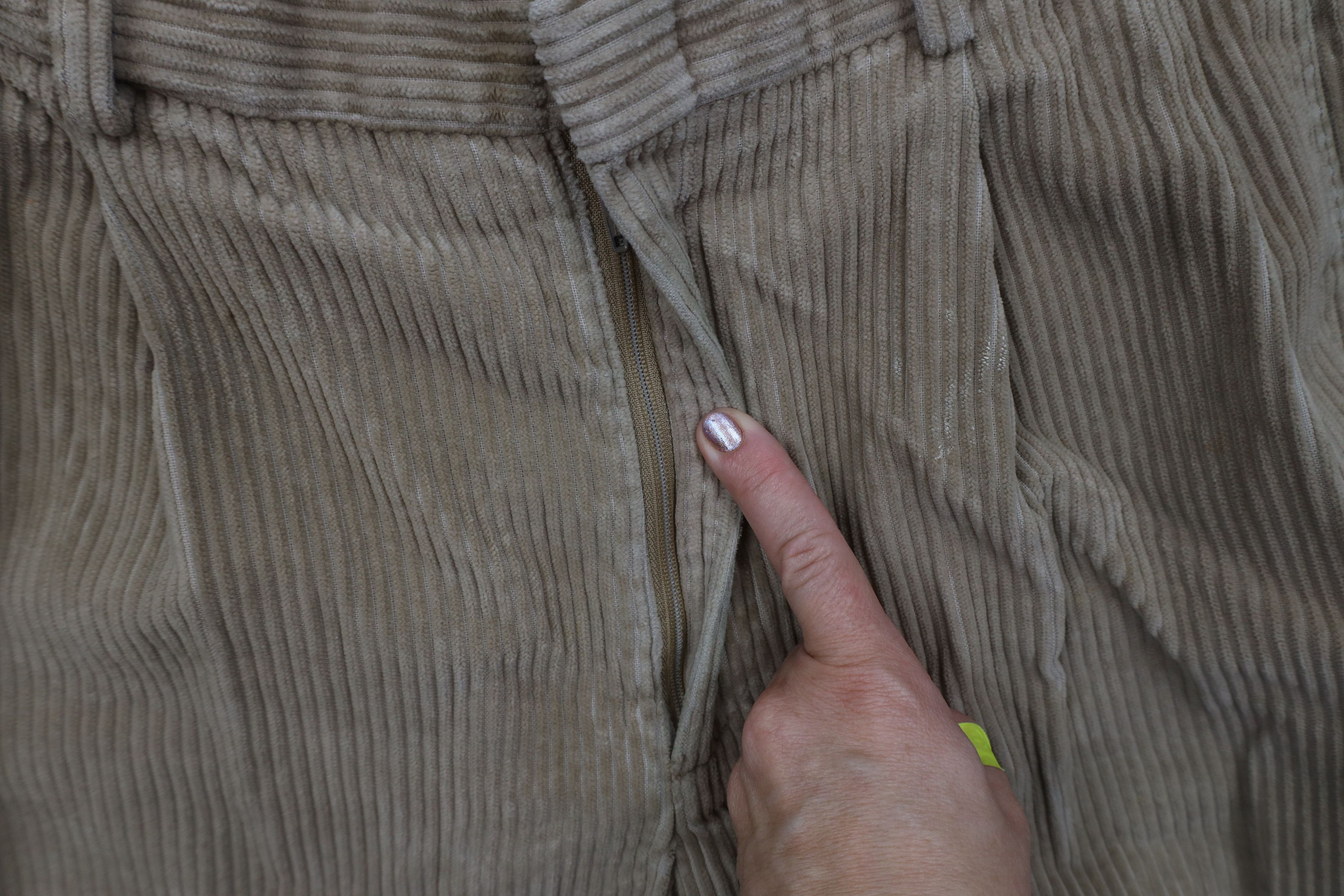 Lands' End Vintage 80s Lands End Wide Leg Corduroy Chino Pants USA Size US 34 / EU 50 - 9 Thumbnail