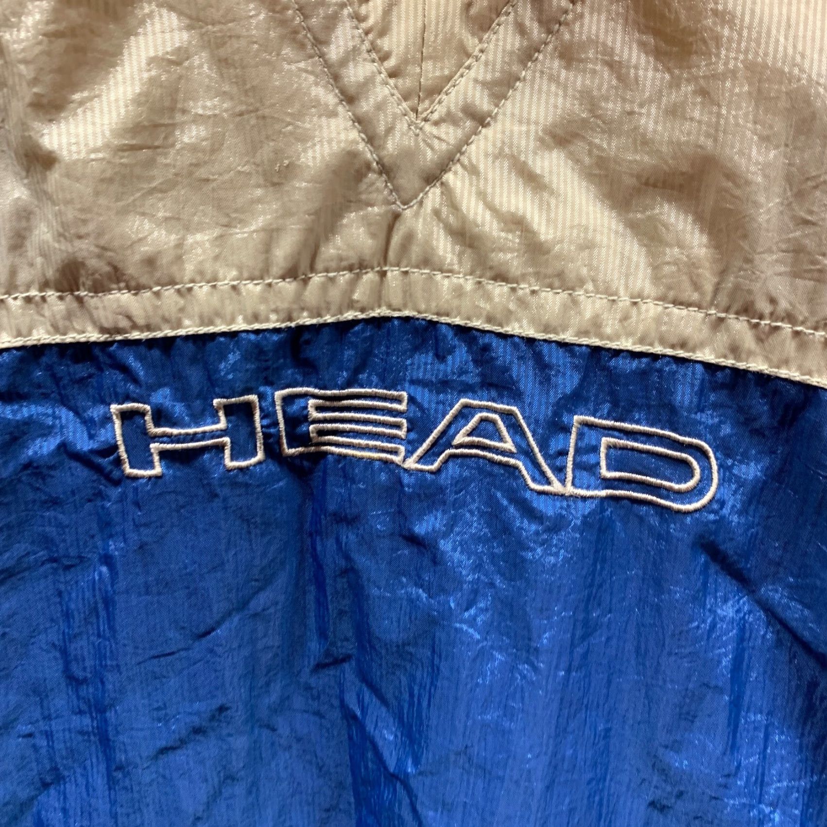 Vintage VINTAGE HEAD Jacket XL Blue Windbreaker Mens Size US XL / EU 56 / 4 - 3 Thumbnail