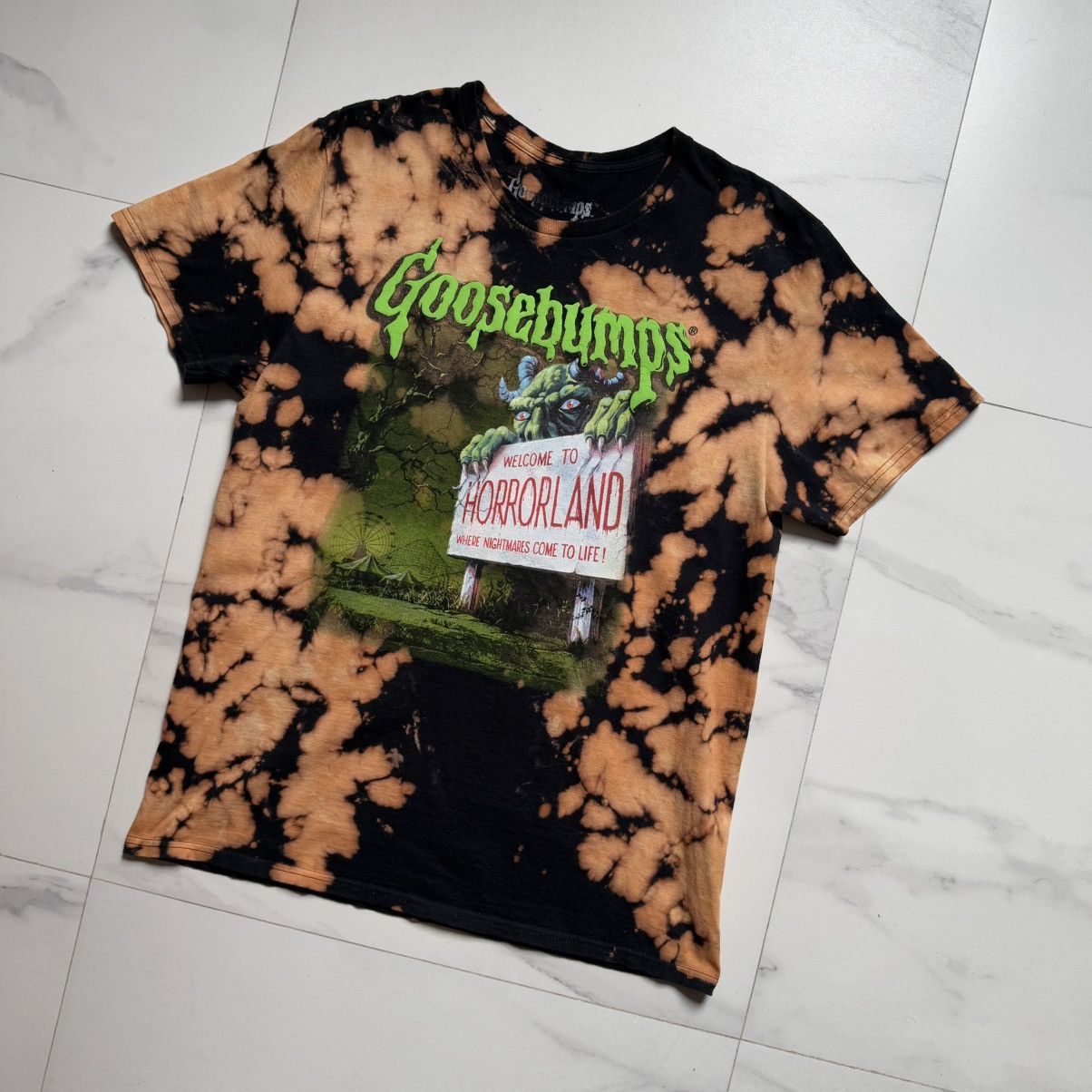 Expert Horror Goosebumps Welcome To Horrorland Tie Dye Tee Size US M / EU 48-50 / 2 - 3 Thumbnail