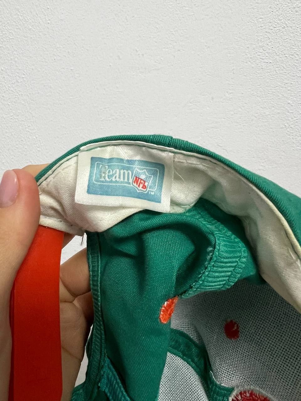 NFL × The Game × Vintage Vintage Miami Dolphins Cap Hat NFL Taiwan Made Big Logo Size ONE SIZE - 6 Thumbnail