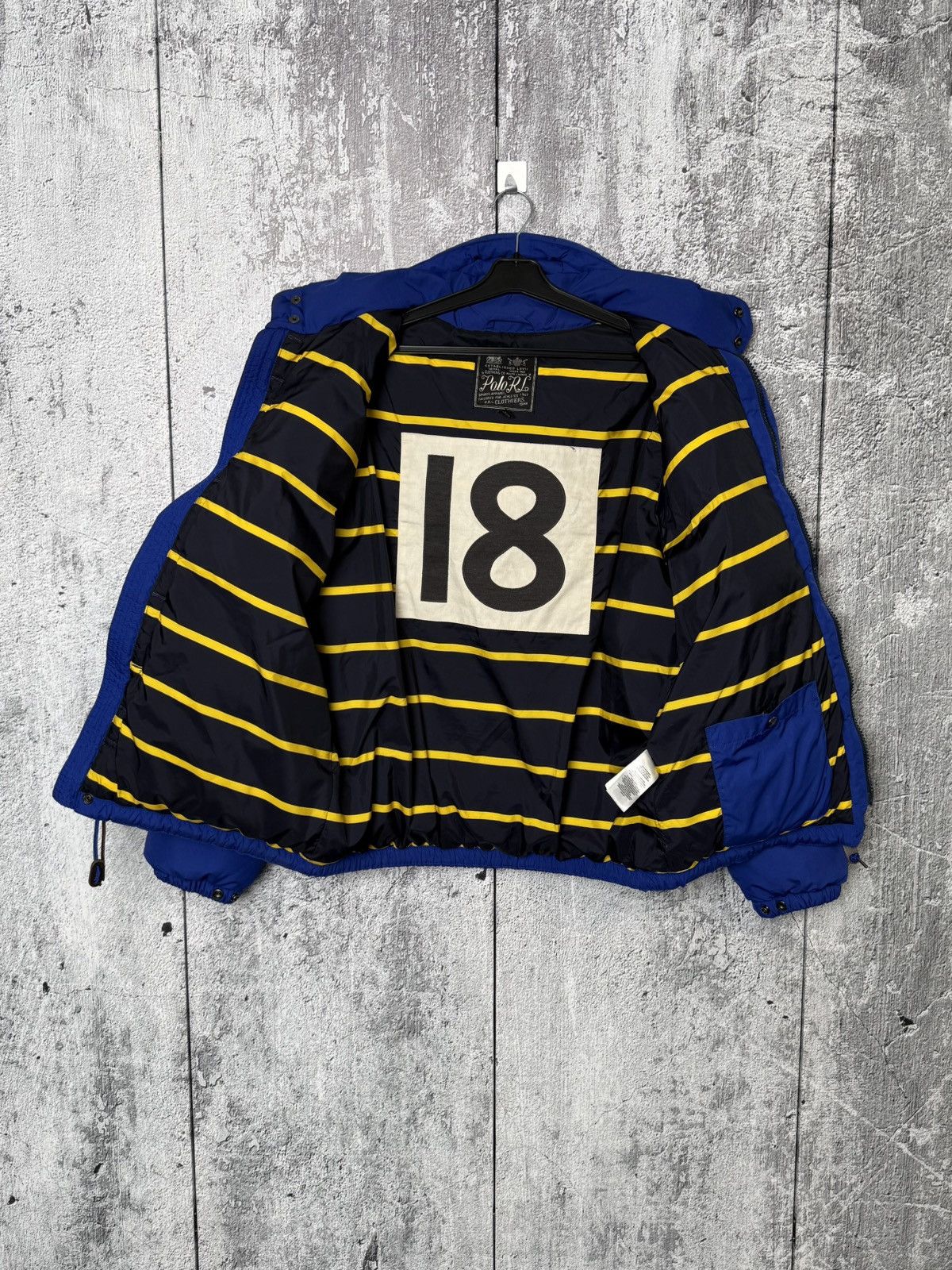 Polo Ralph Lauren Polo Ralph Lauren Men's Royal Blue Puffer Down Hooded Jacket Size US M / EU 48-50 / 2 - 14 Thumbnail