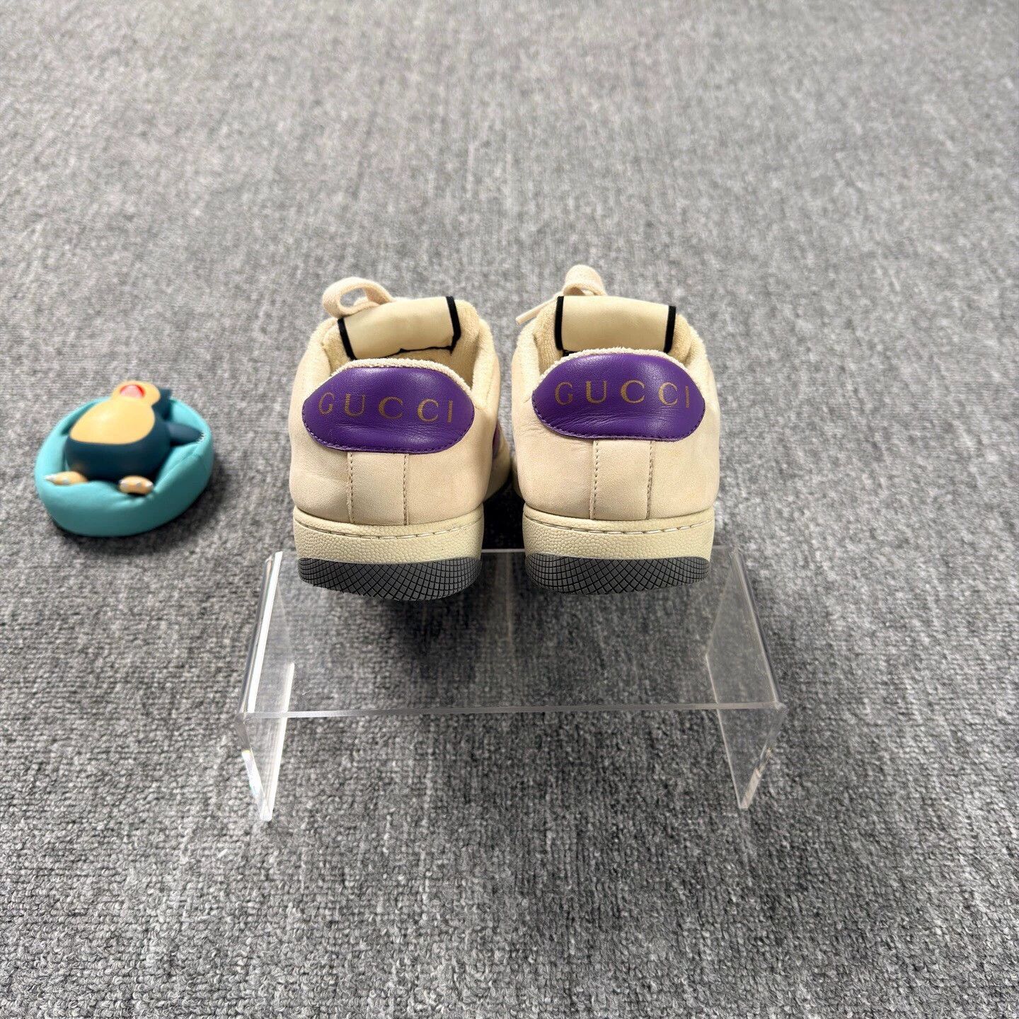 Gucci Gucci blue enamel double G print distressed sneakers 36 9/10 Size US 6 / IT 36 - 3 Thumbnail