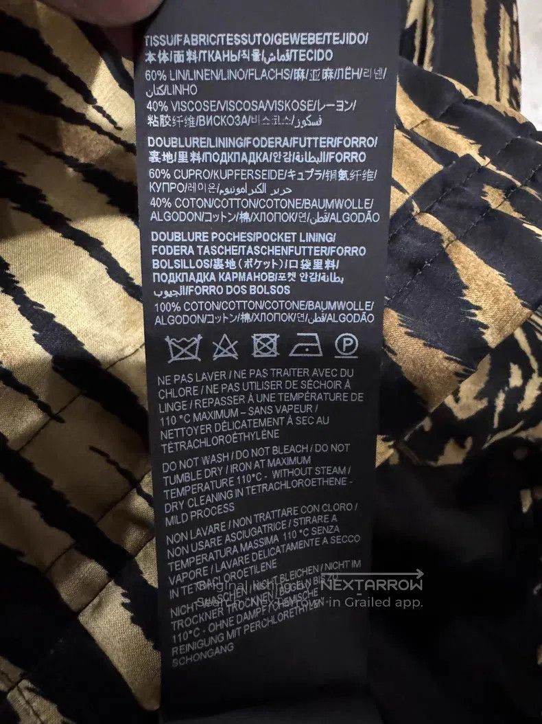 Saint Laurent Paris Saint Laurent Paris Tiger Print Jacket Size US M / EU 48-50 / 2 - 4 Thumbnail