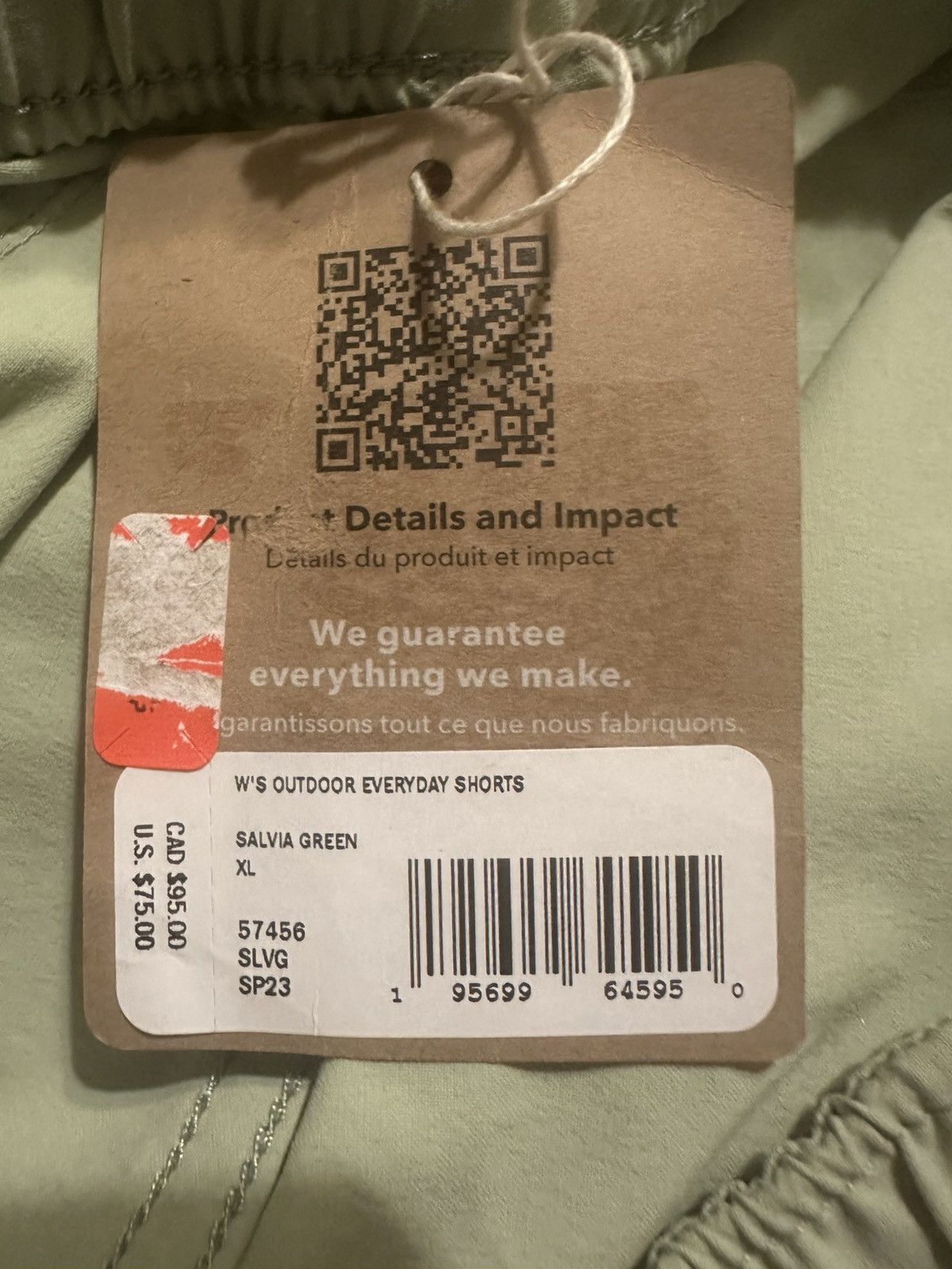 Patagonia New Patagonia Women's Outdoor Everyday Shorts Size XL Salvia Size 32" / US 10 / IT 46 - 3 Thumbnail