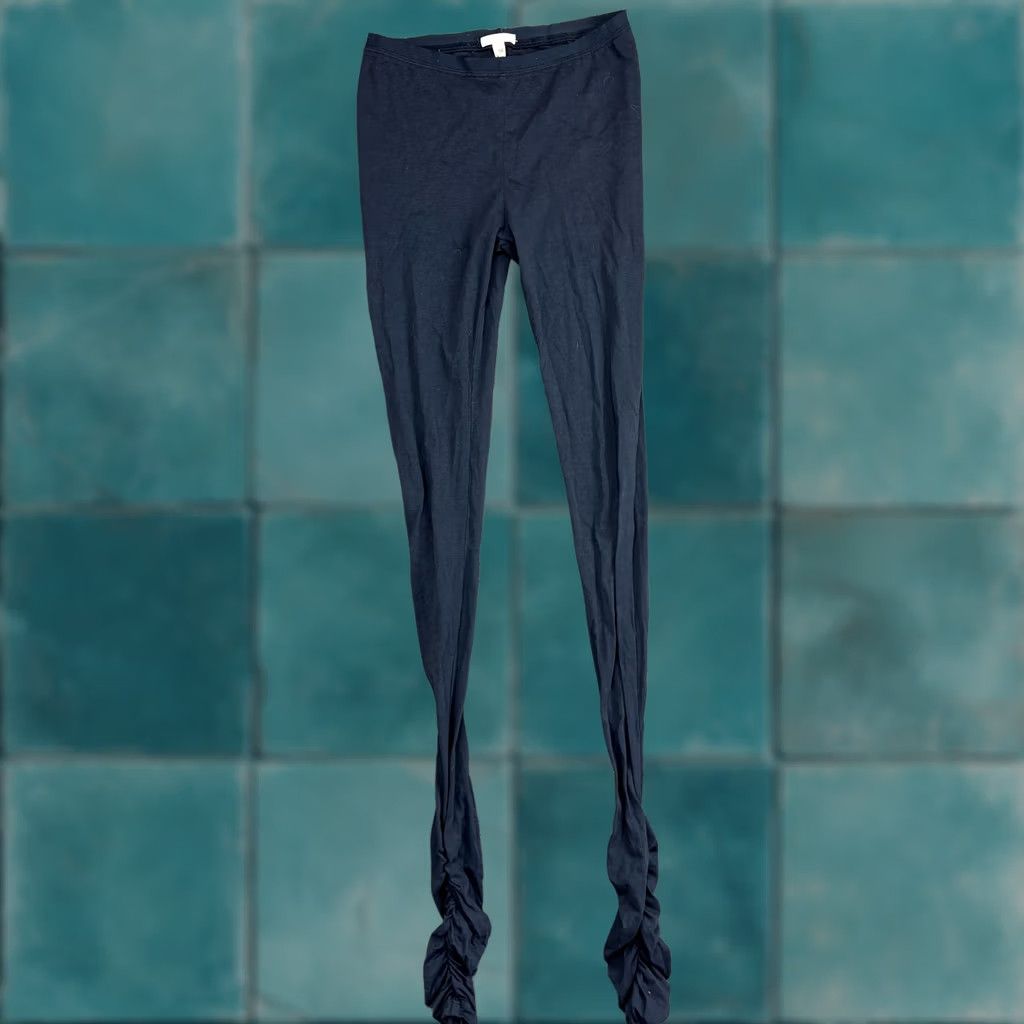 Free People Free People Leggings Womens Small Blue Mid Rise Stirrup Ankle Pants Stretch Size 28" / US 6 / IT 42 - 1 Thumbnail