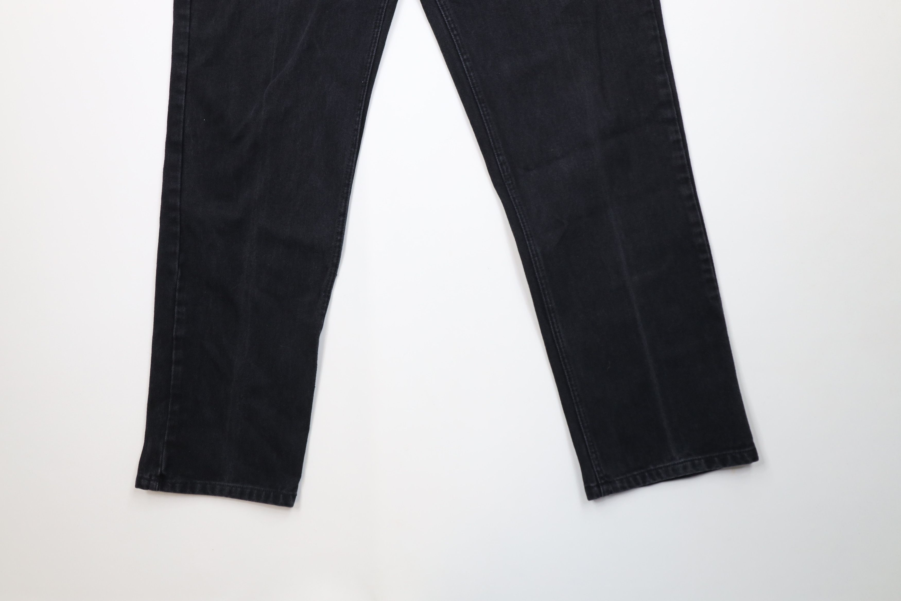 Vintage Vintage 90s Streetwear Relaxed Fit Tapered Leg Jeans Black Size US 34 / EU 50 - 4 Thumbnail