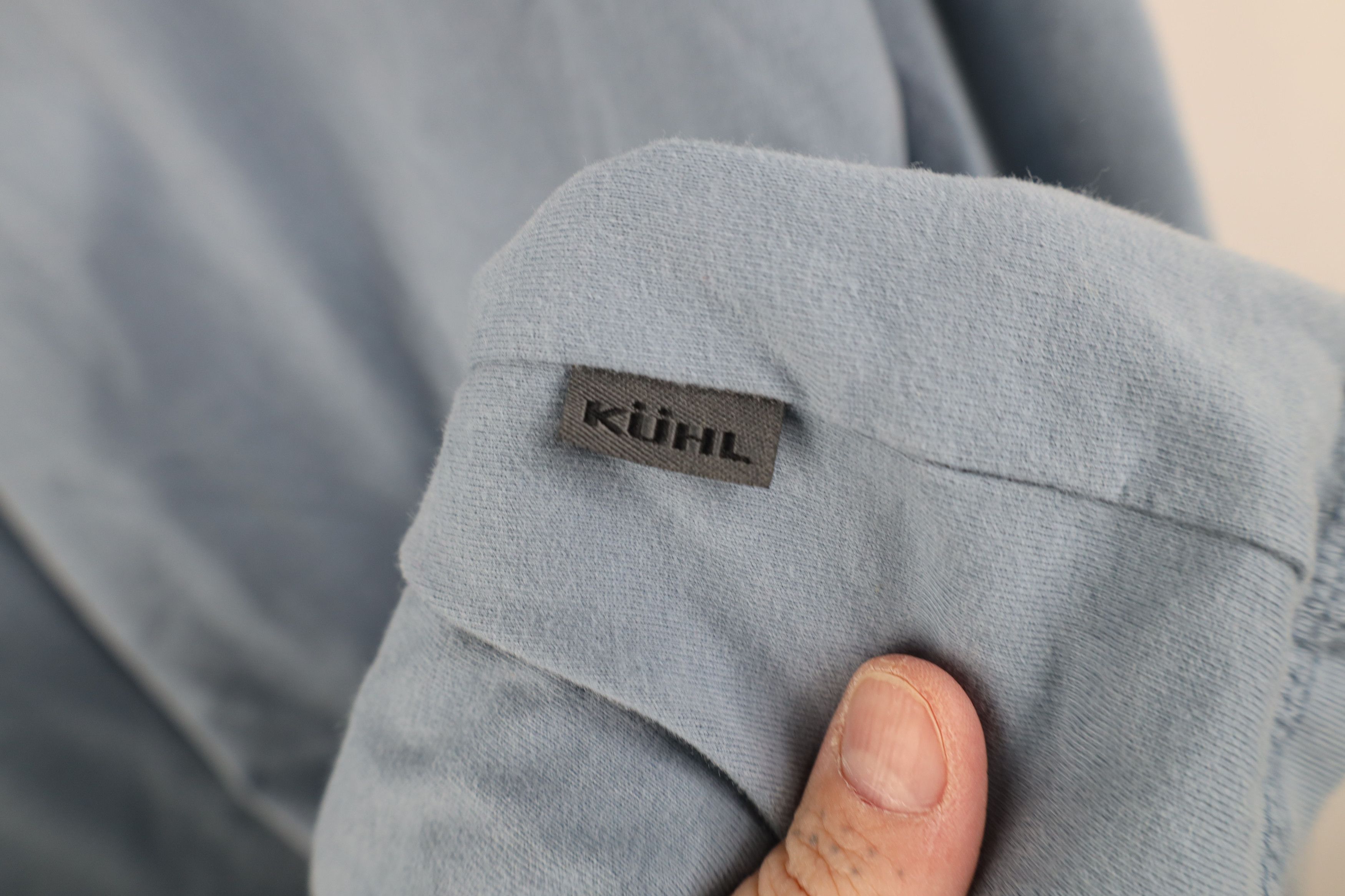 Kuhl Kuhl Mountain Commander Crew Long Sleeve T-Shirt Blue Cotton Size US XXL / EU 58 / 5 - 10 Thumbnail