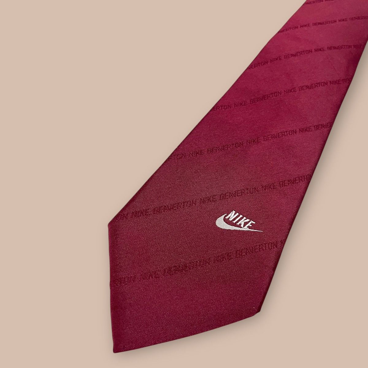 Nike Vintage 1986 Nike Tie for 5th Anniversary of Nike Japan Size ONE SIZE - 7 Thumbnail