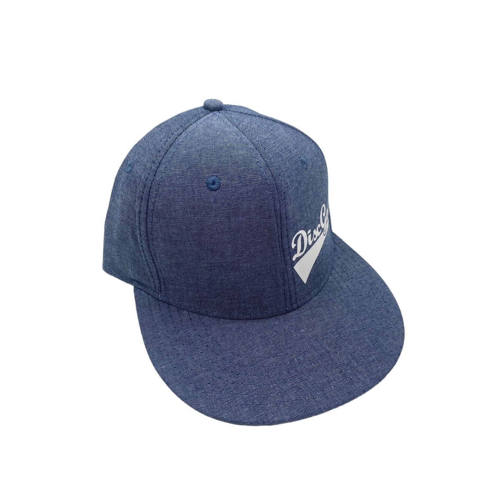 The Unbranded Brand Disc Golf Hat Cap Adjustable Snap Back Logo Blue Size ONE SIZE - 3 Thumbnail