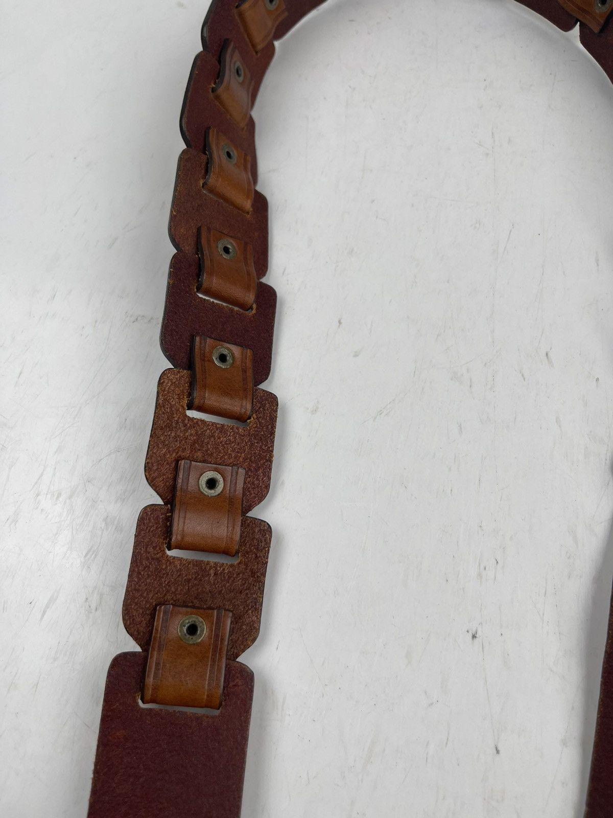 Seditionaries custom made super rare design leather belt tc36 Size 34 - 7 Thumbnail