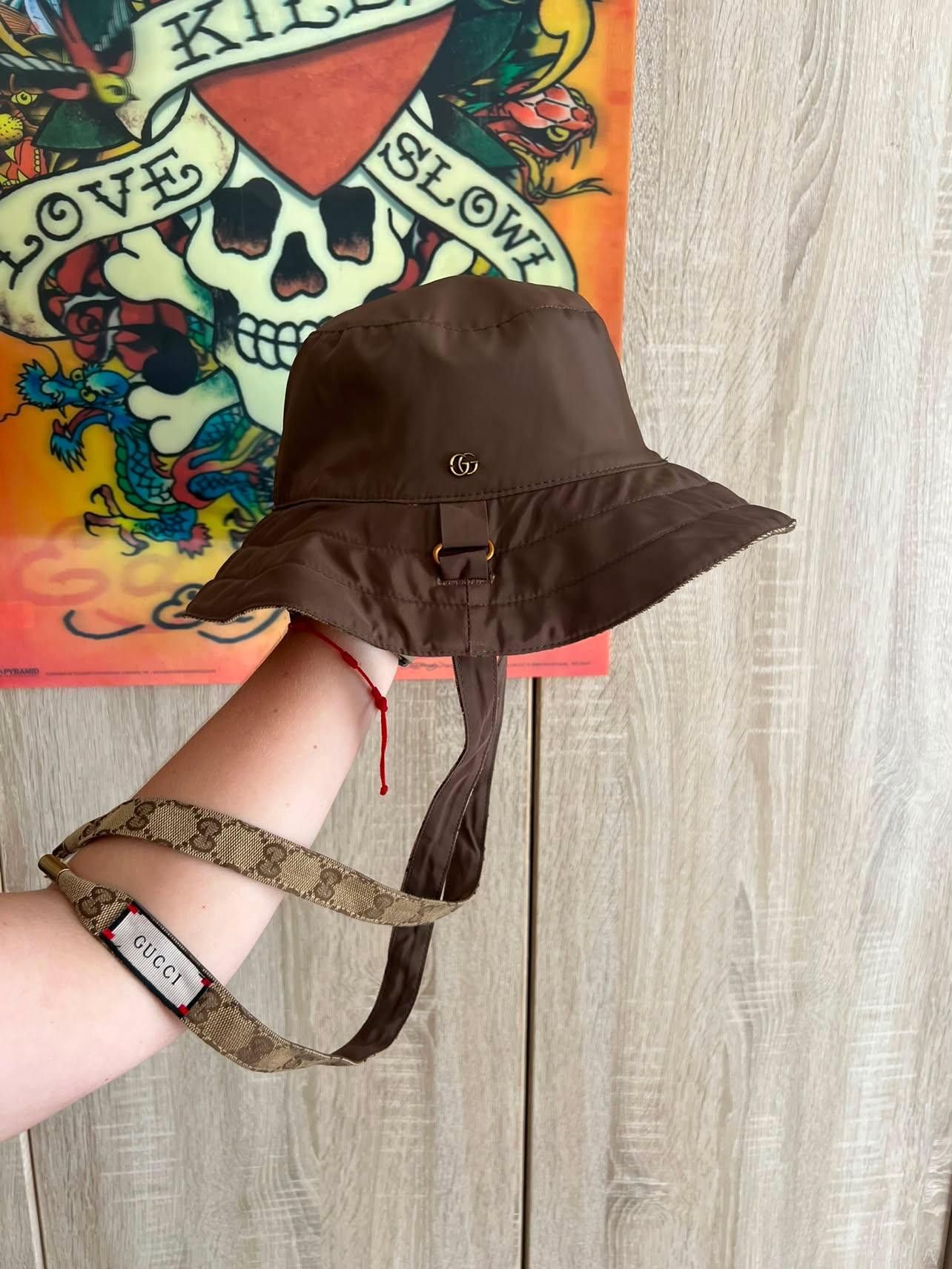 Gucci ?Rare Colour?Vintage Gucci Bucket Hat Monogram Beige 