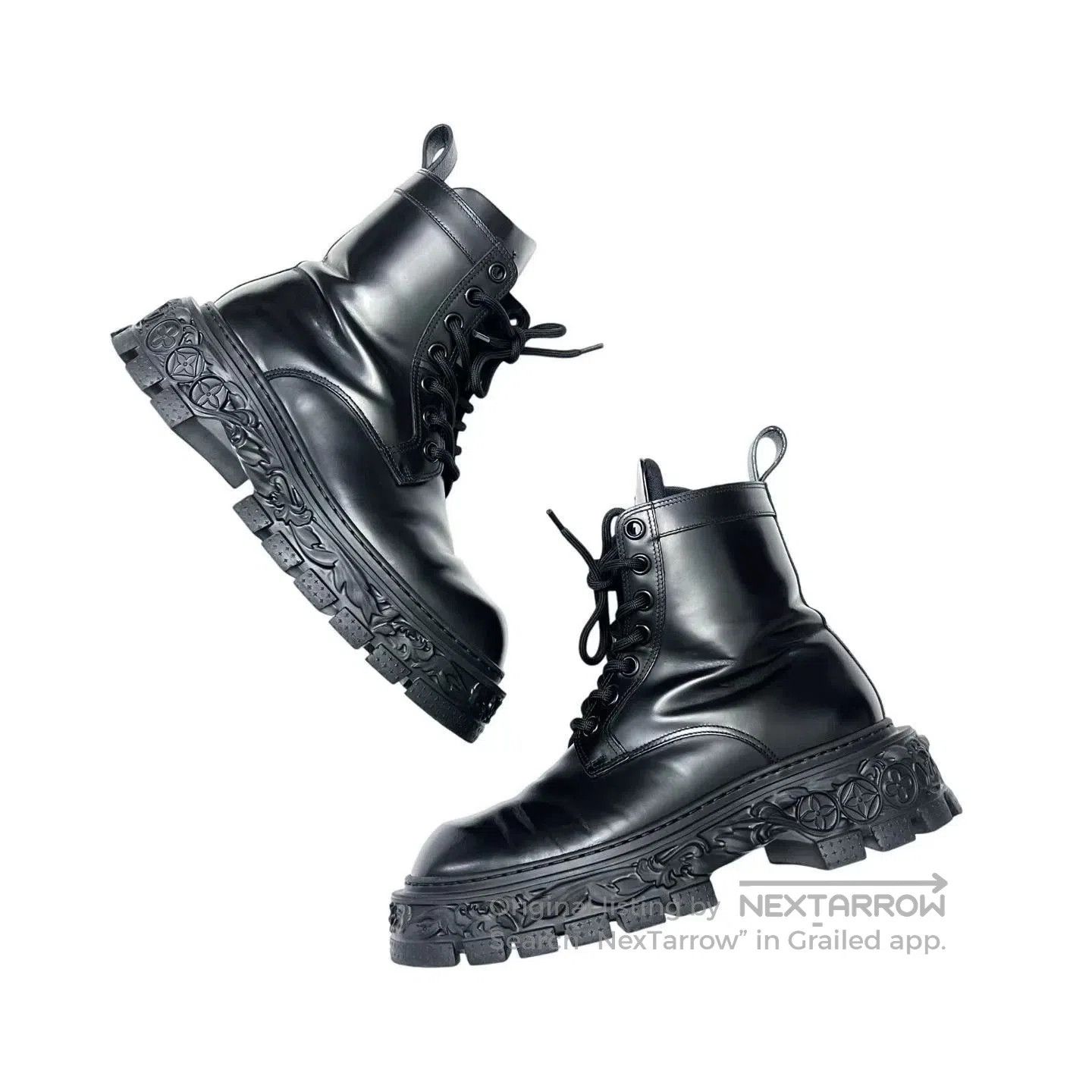 Louis Vuitton Louis Vuitton Baroque Ranger Leather Boots. Size US 9 / EU 42 - 4 Thumbnail