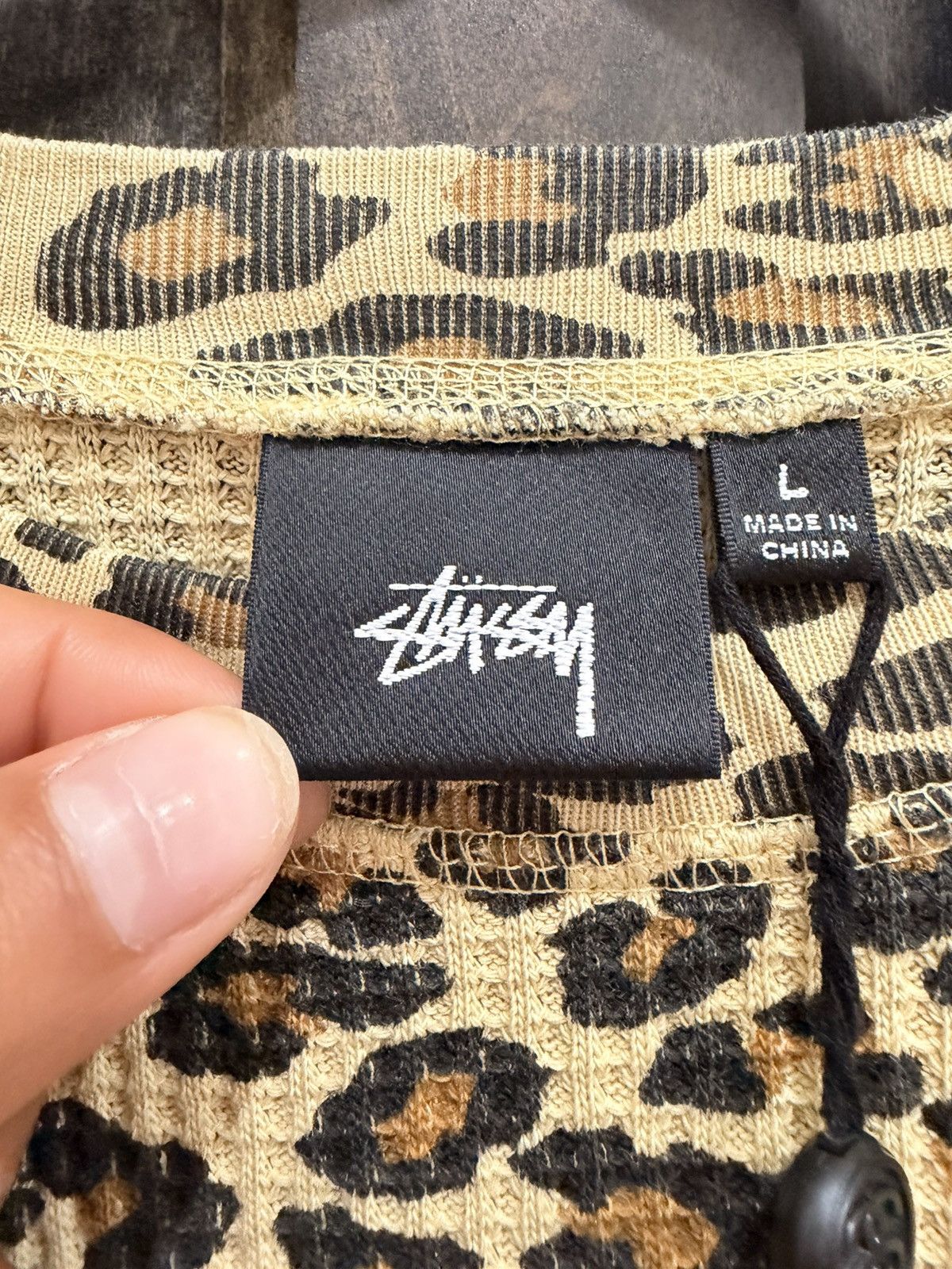 Stussy Stussy Leopard Thermal Size US L / EU 52-54 / 3 - 3 Thumbnail