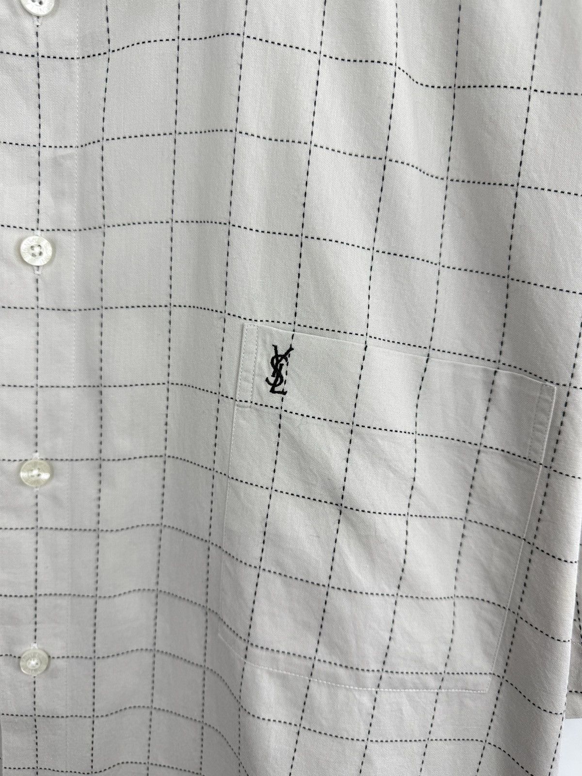 Yves Saint Laurent Vintage 90s Yves Saint Laurent YSL Shirt Rare Retro Y2K Hype Size US XXL / EU 58 / 5 - 4 Thumbnail