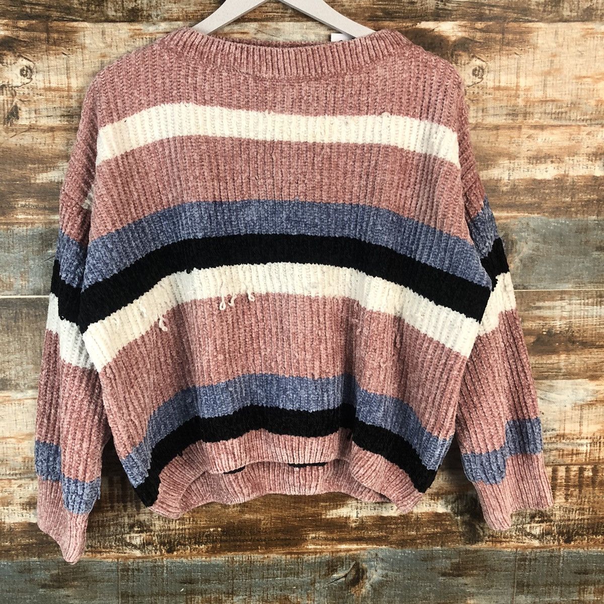Vintage Spiga Stripe Pink stripe Knitwear #A1987 Size M / US 6-8 / IT 42-44 - 3 Thumbnail