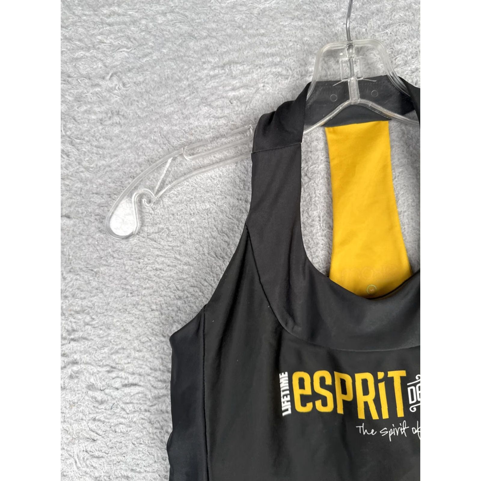 Esprit DNA-Moxie Cycling Tank Top Womens Medium Black Esprit De She Race Jersey Pockets Size M / US 6-8 / IT 42-44 - 3 Thumbnail