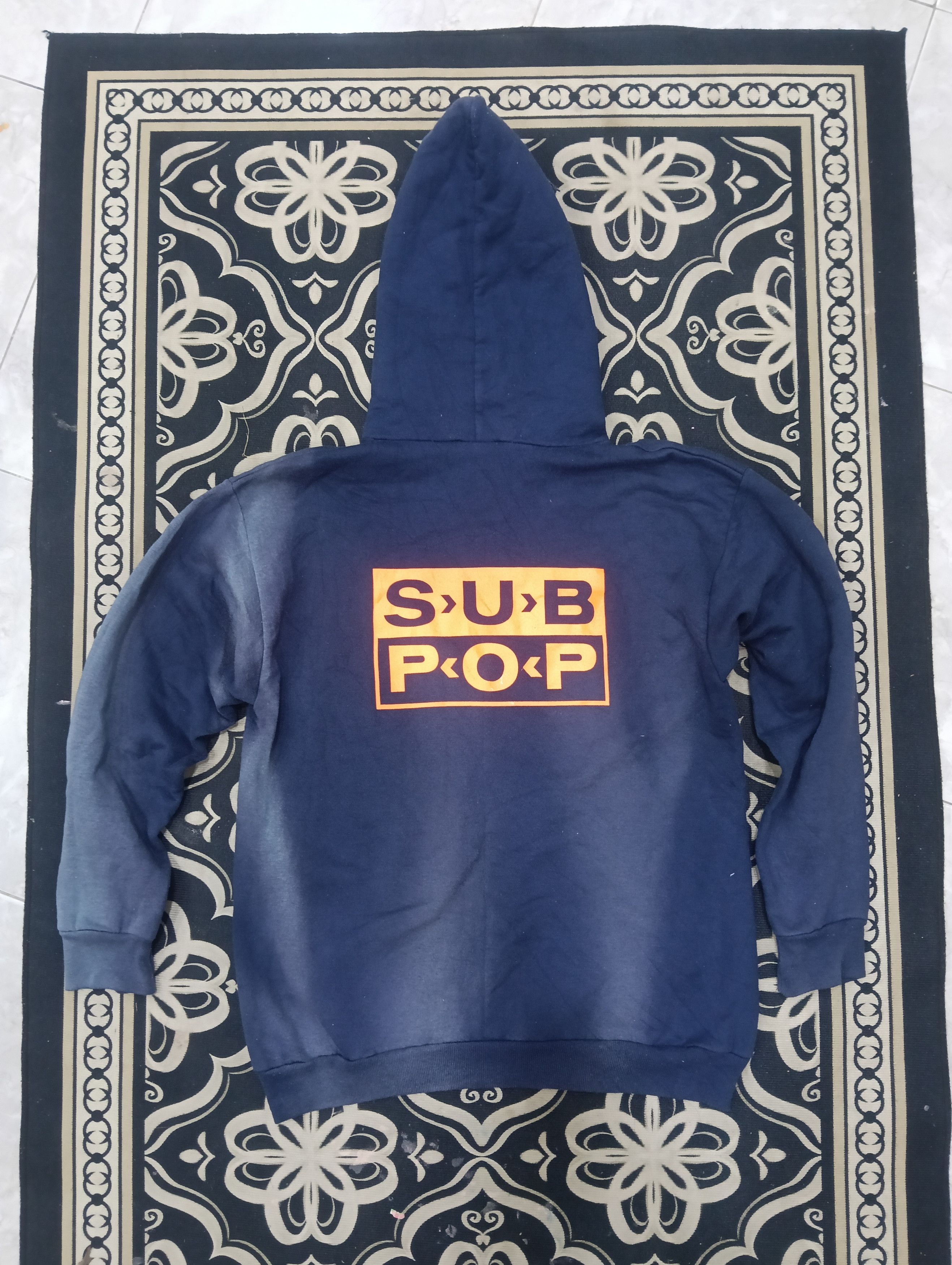 Band Tees Vintage Sub Pop Unemployed Hoodie Size US L / EU 52-54 / 3 - 4 Thumbnail