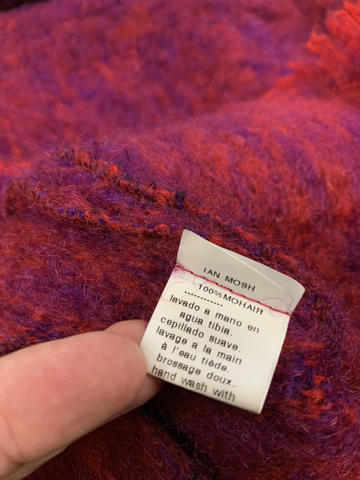 Designer × Japanese Brand × Vintage Rare Ian Mosh Avantgarde Mohair Jacket Vivienne Style Size S / US 4 / IT 40 - 5 Thumbnail