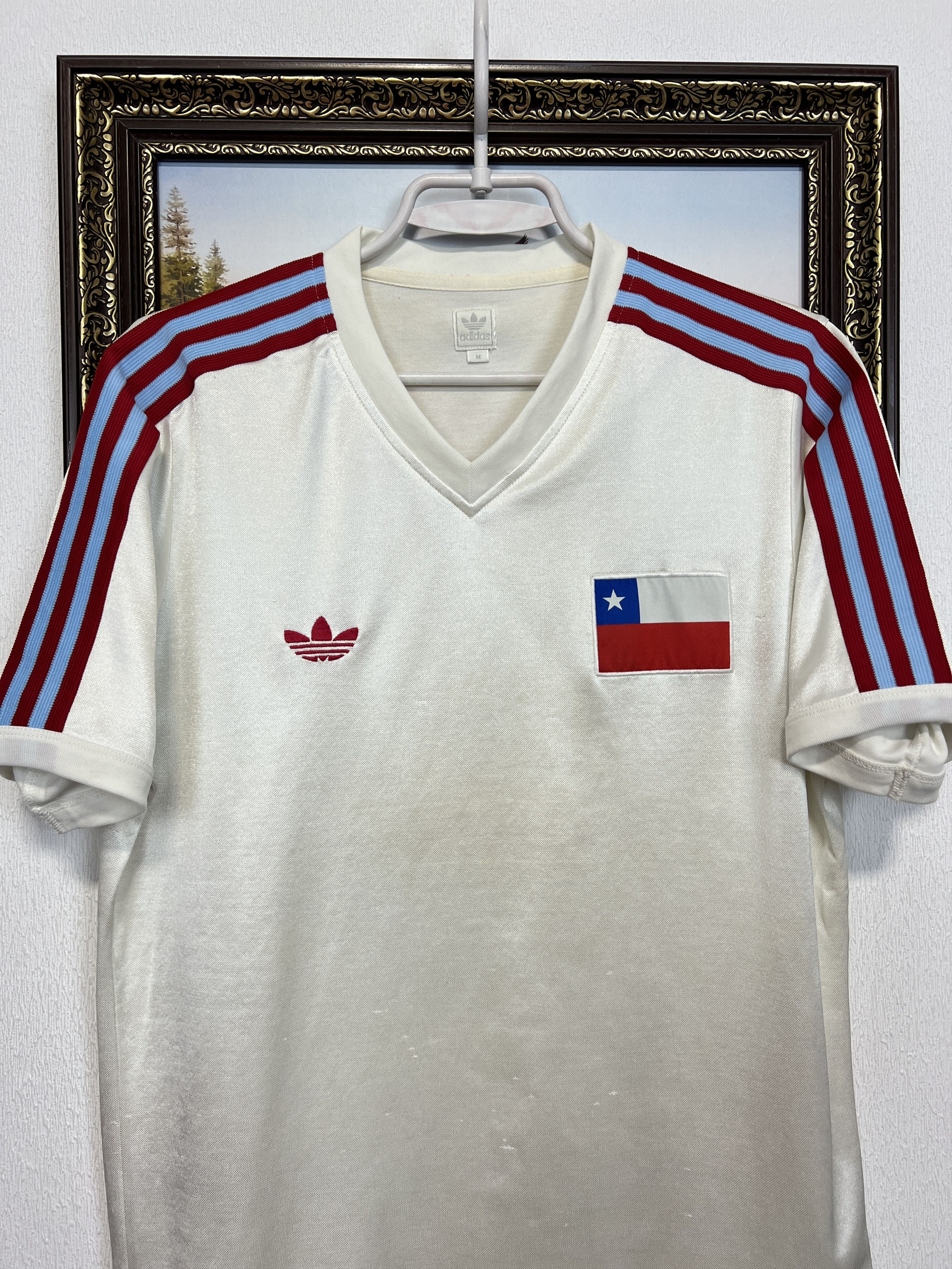 Adidas Adidas Originals Chile Football Shirt Soccer Jersey Trikot Size US M / EU 48-50 / 2 - 2 Thumbnail