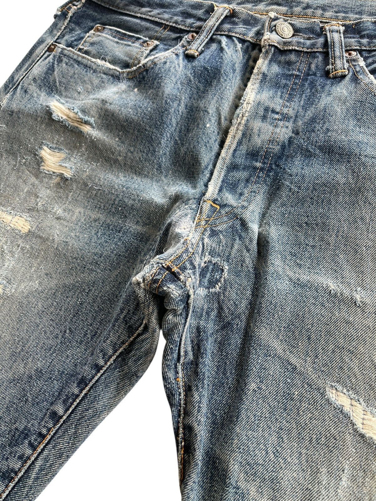 Studio D'Artisan Studio D'artisan Ripped Distressed Selvedge Denim Size US 32 / EU 48 - 13 Thumbnail