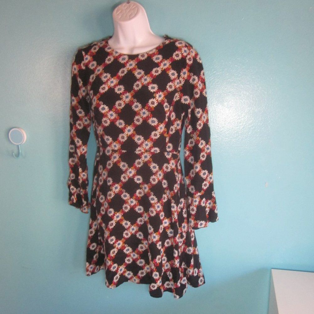 Sandro Sandro Rony Silk Floral Dress Size 1 Size S / US 4 / IT 40 - 4 Thumbnail
