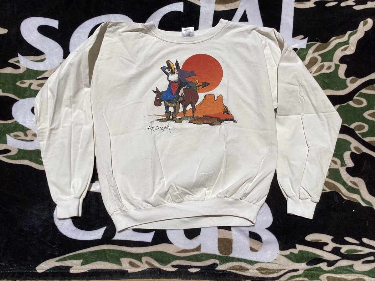 Other Vtg 90s Arizona donkey/mule and miner USA made LS tshirt Size US L / EU 52-54 / 3 - 1 Thumbnail