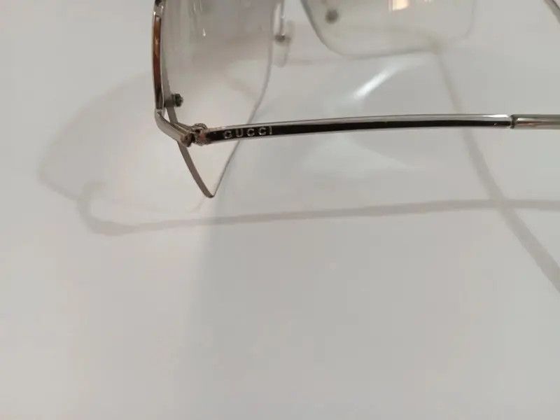 Gucci × Tom Ford × Vintage GUCCI Sunglasses Shield Rimless Wrap Ski Mask Tom Ford Era Size ONE SIZE - 5 Thumbnail