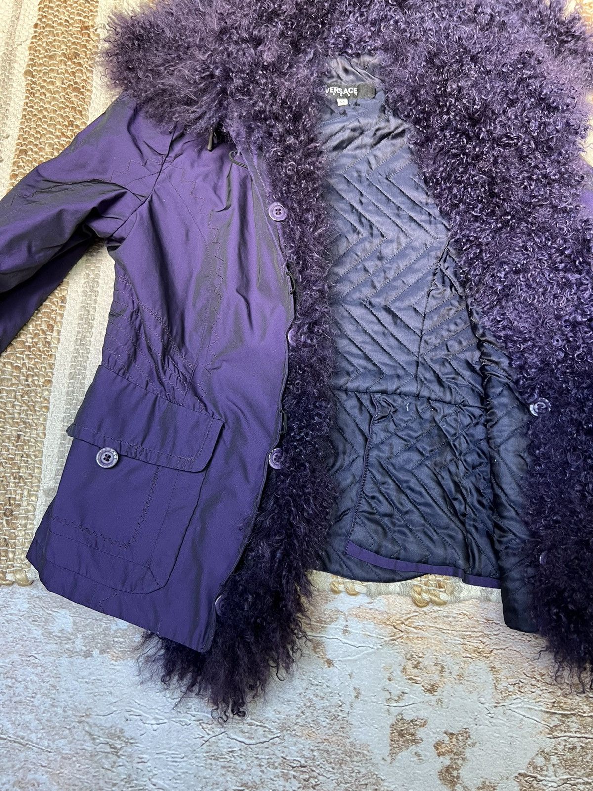 Versace × Versace Jeans Couture Versace Sport vintage aviator jacket with fur details Size M / US 6-8 / IT 42-44 - 10 Thumbnail