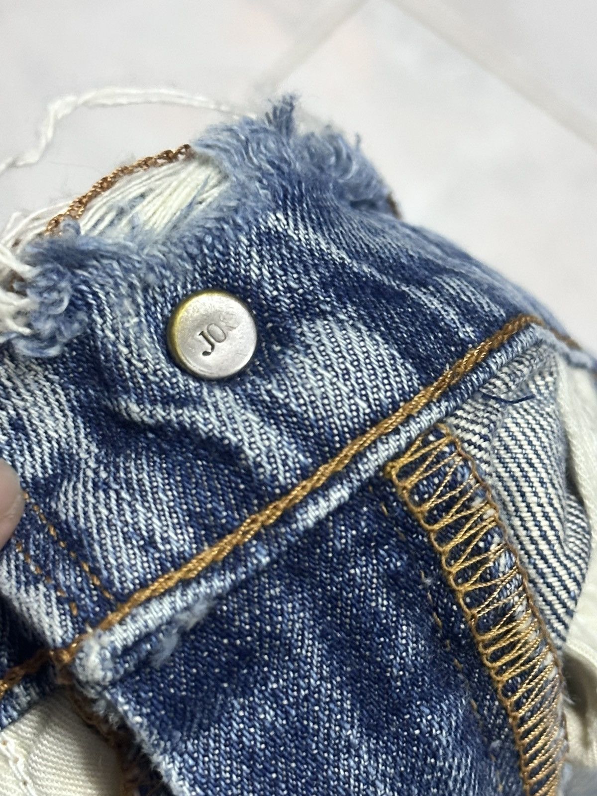 Levi's Levis 612 Vintage Orange TabDistressed Baggy & BlueWash Size US 30 / EU 46 - 10 Thumbnail