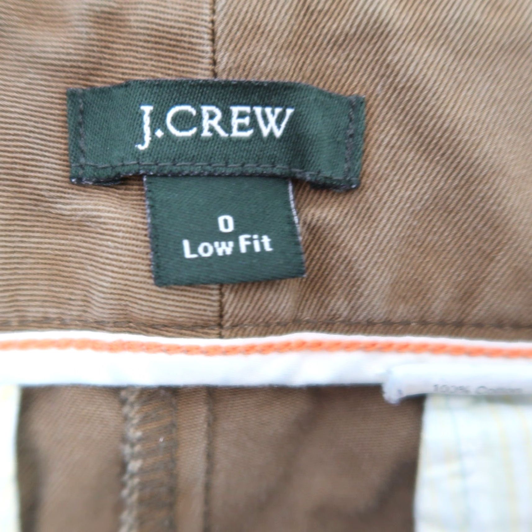 J.Crew VINTAGE J.Crew Chino Shorts 0 Women Low Rise 5 In Inseam Olive Green 90s Casual Size 25" / US 0 / IT 36 - 3 Thumbnail
