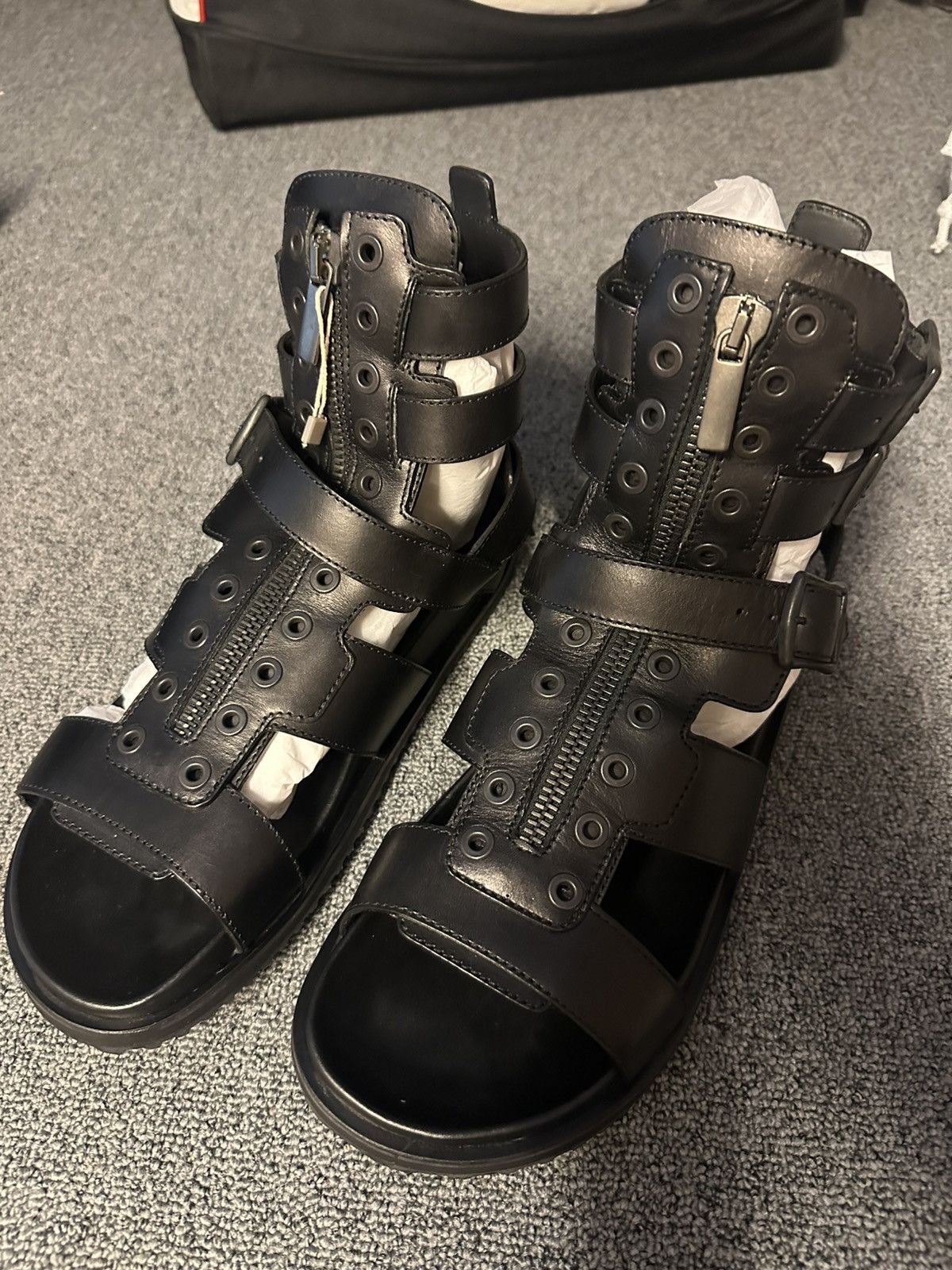 Diesel Black Gold Diesel Black Gold gladiator sandals Size US 12 / EU 45 - 1 Thumbnail