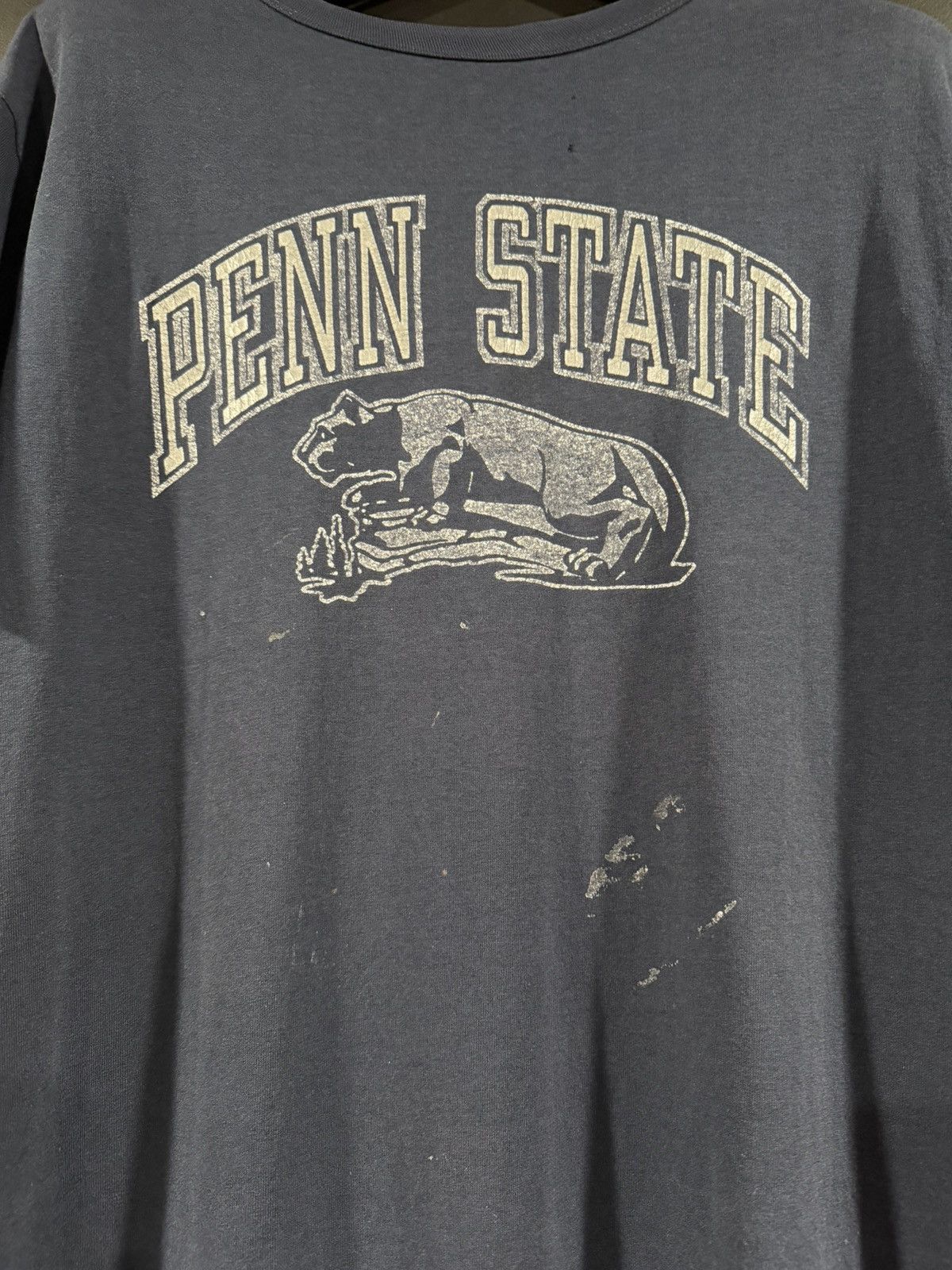 Vintage 1990s Vintage Penn State Single Stitch Distressed NCAA Tee L Size US L / EU 52-54 / 3 - 5 Thumbnail