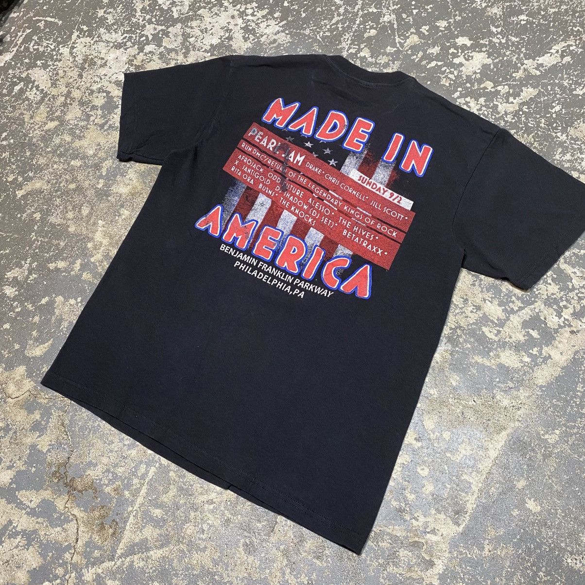 Rap Tees × Vintage Vintage Made in America Festival Jay Z Drake Lil Scott Rap Size US M / EU 48-50 / 2 - 7 Thumbnail