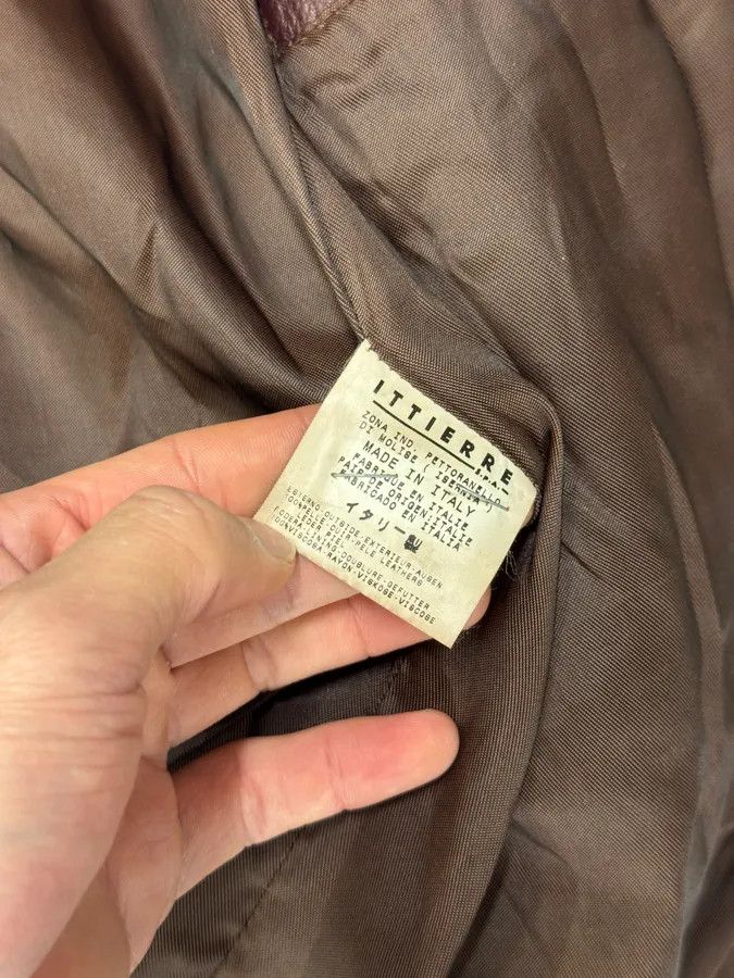 Just Cavalli 2000s Cavalli Fight Club Burgundy Faded Leather Jacket Size US M / EU 48-50 / 2 - 7 Thumbnail