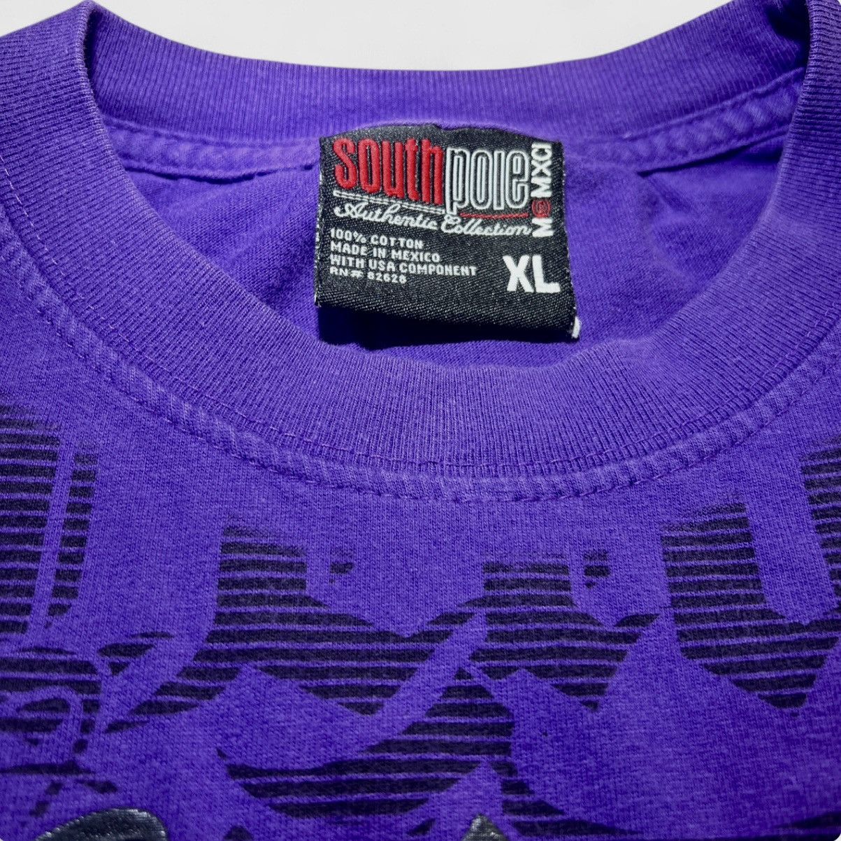 Southpole Purple Southpole Graphic Tee (XL) – Bold Streetwear Print Size US XL / EU 56 / 4 - 3 Thumbnail