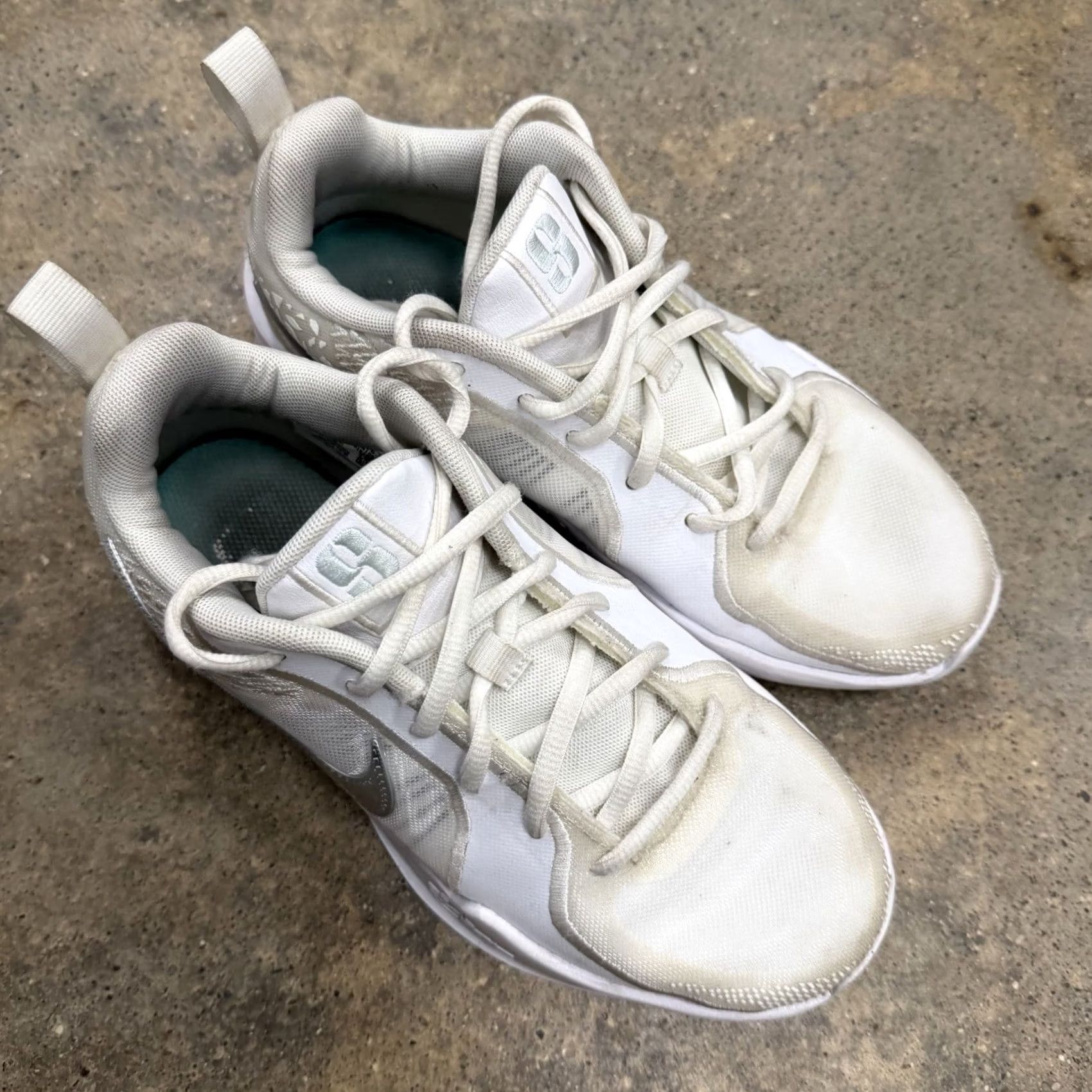 Nike Nike Sabrina 2 White Noise GS Size 4 Sneaker Low Top Lace Up Nike Sabrina White Noise GS 4 Size US 5 / EU 37 - 2 Thumbnail
