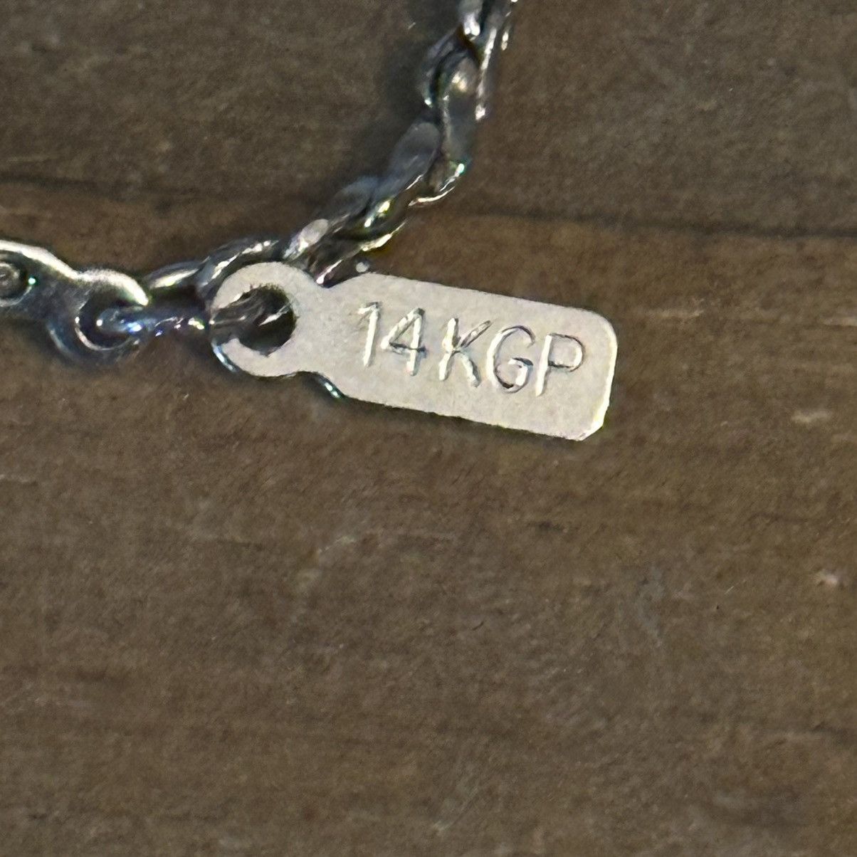 Vintage Vintage 14K white gold plated twisted chain necklace Size ONE SIZE - 4 Thumbnail
