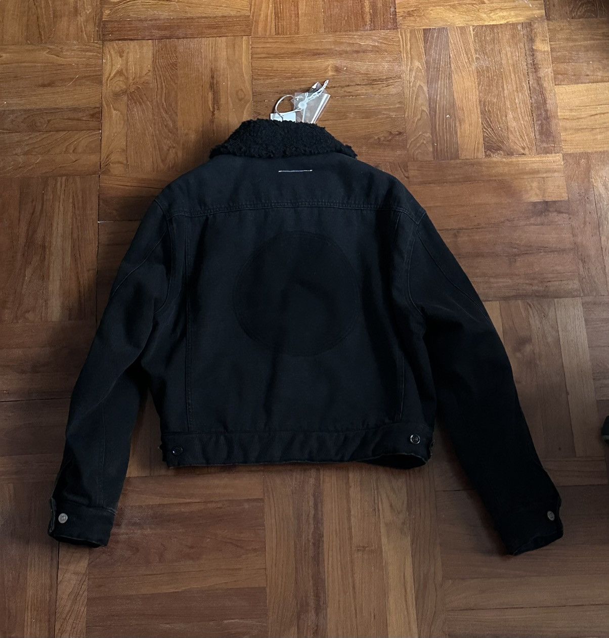 Maison Margiela MM6 faux shearling denim jacket Size US L / EU 52-54 / 3 - 2 Thumbnail