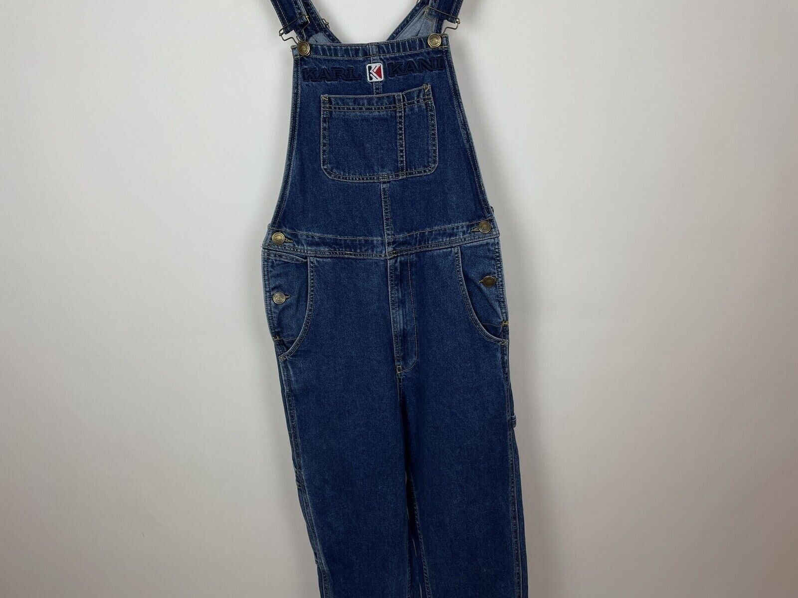 Karl Kani Men's Karl Kani Blue Denim Overalls Jumpsuit Pants Jeans Size US 30 / EU 46 - 5 Thumbnail