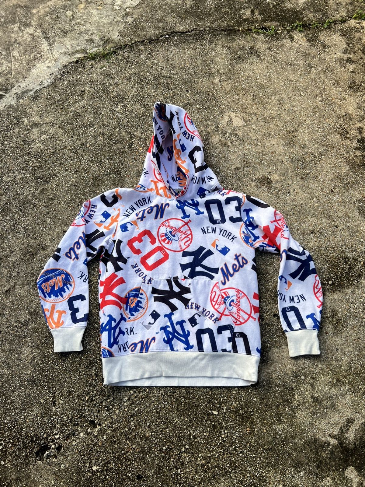 Mlb New York Yankees Overprint Hoodie