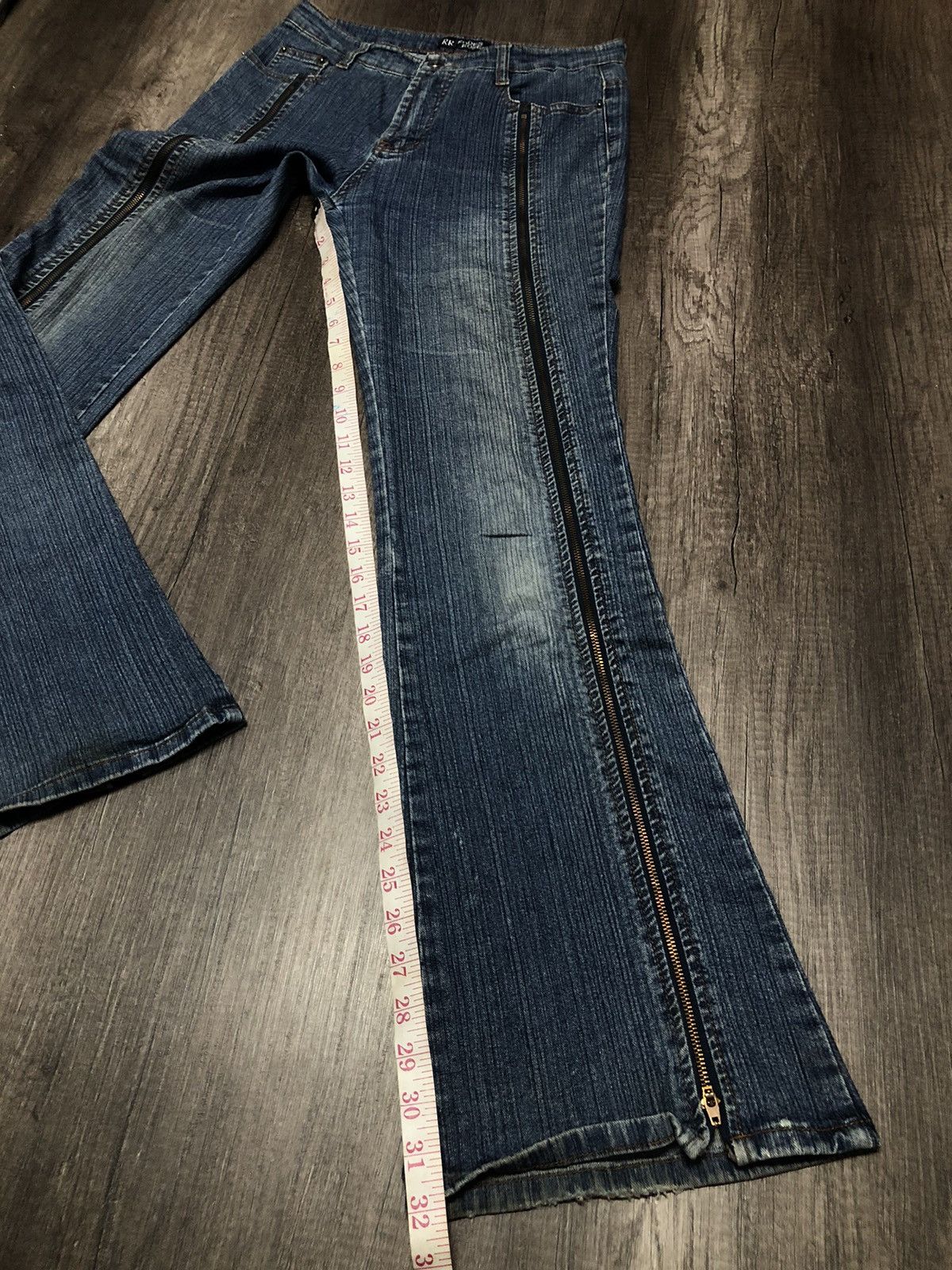 Designer × Japanese Brand Rodes Roses x Haphazard Jeans Size US 29 - 23 Thumbnail