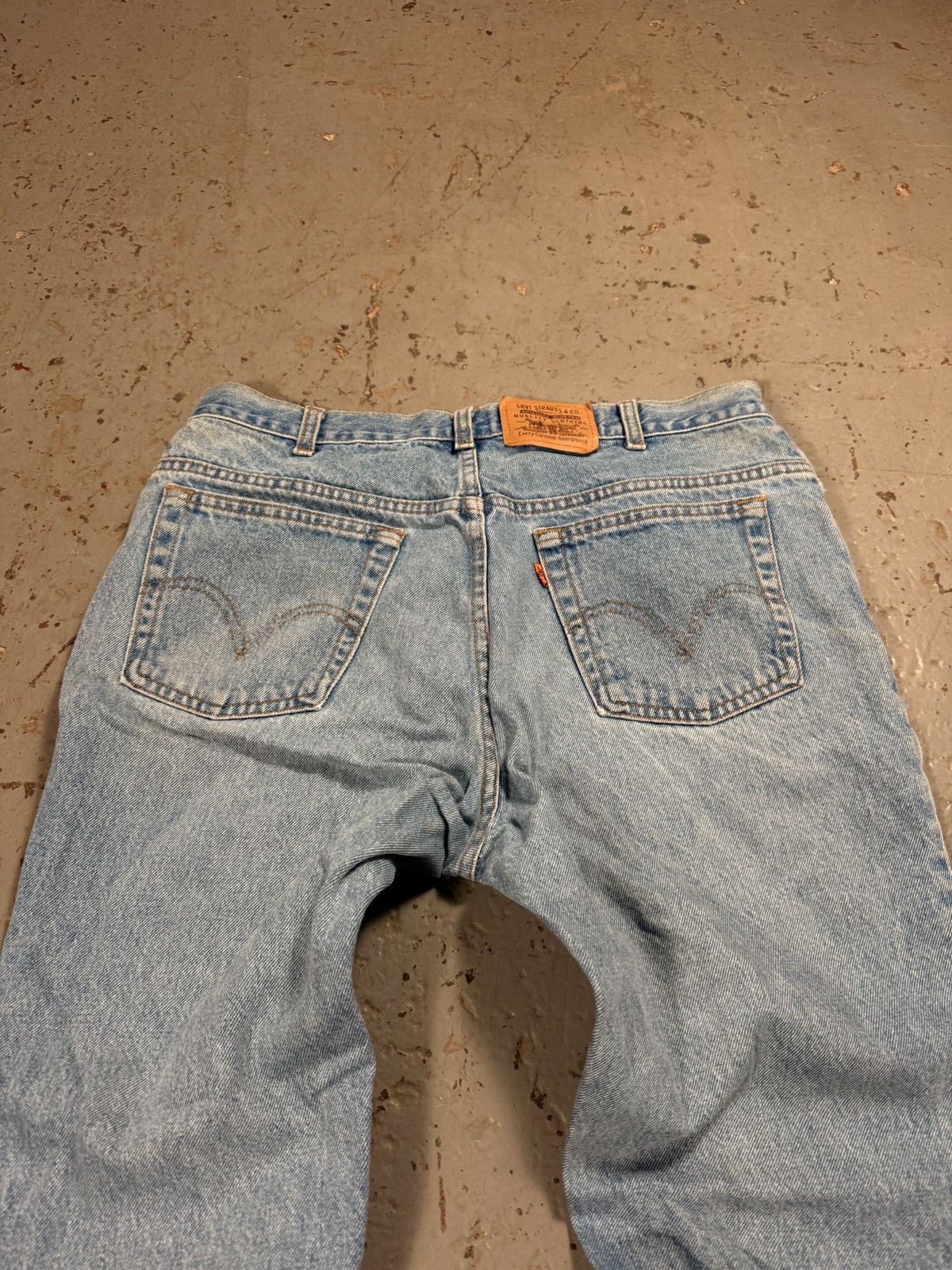 Levi's Vintage Levis Orange Tag Clean Light Wash Denim 70s Size US 32 / EU 48 - 2 Thumbnail