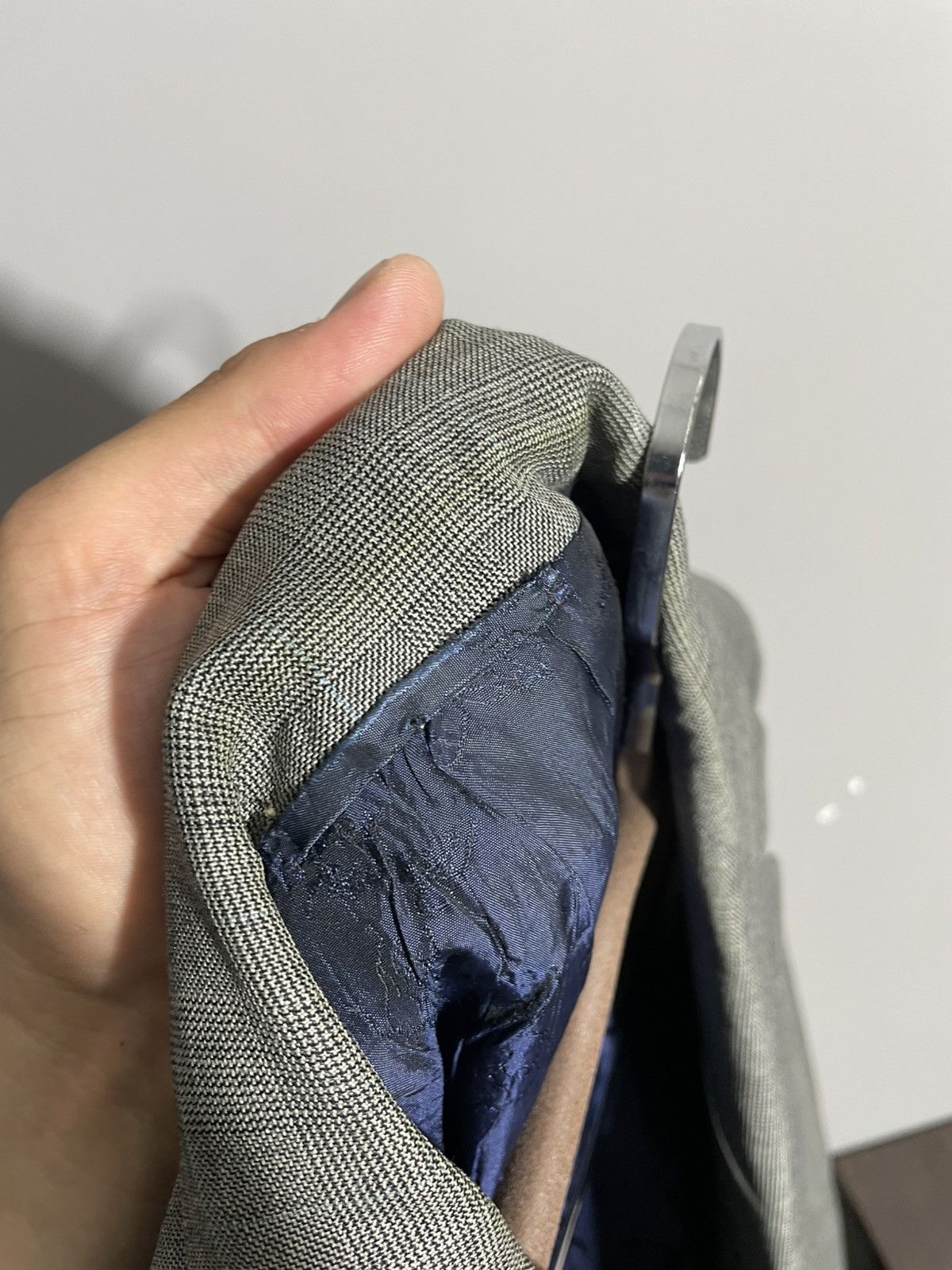 Vintage Brioni Wool Gray Blazer size 54